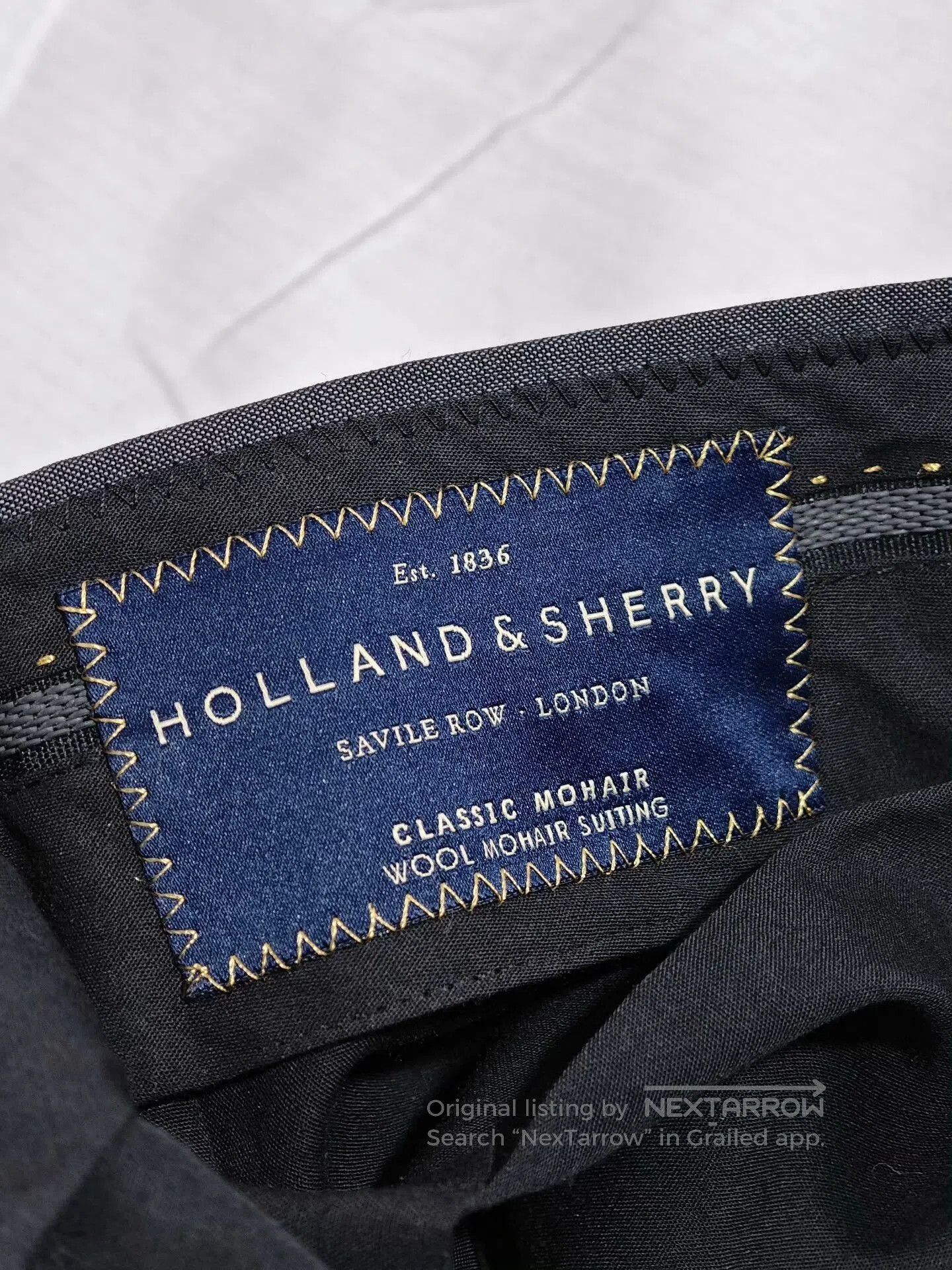 Holland & Sherry Custom Holland Sherry Wool Trousers. Size US 34 / EU 50 - 6 Thumbnail