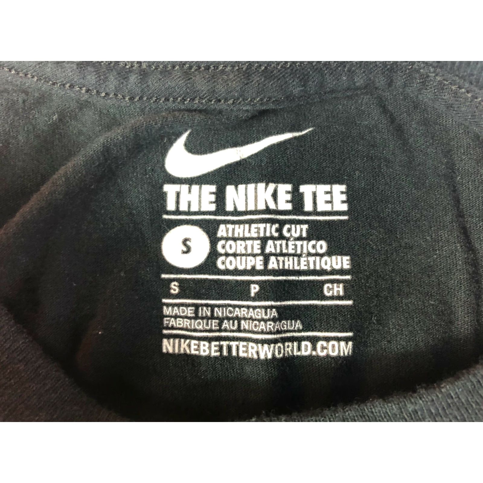 Nike Nike Tee T-Shirt Mens Size Small Black Jane Sanders Stadium Softball Logo Crew Neck Short Sleeve Athletic Solid Graphic Size US S / EU 44-46 / 1 - 5 Thumbnail
