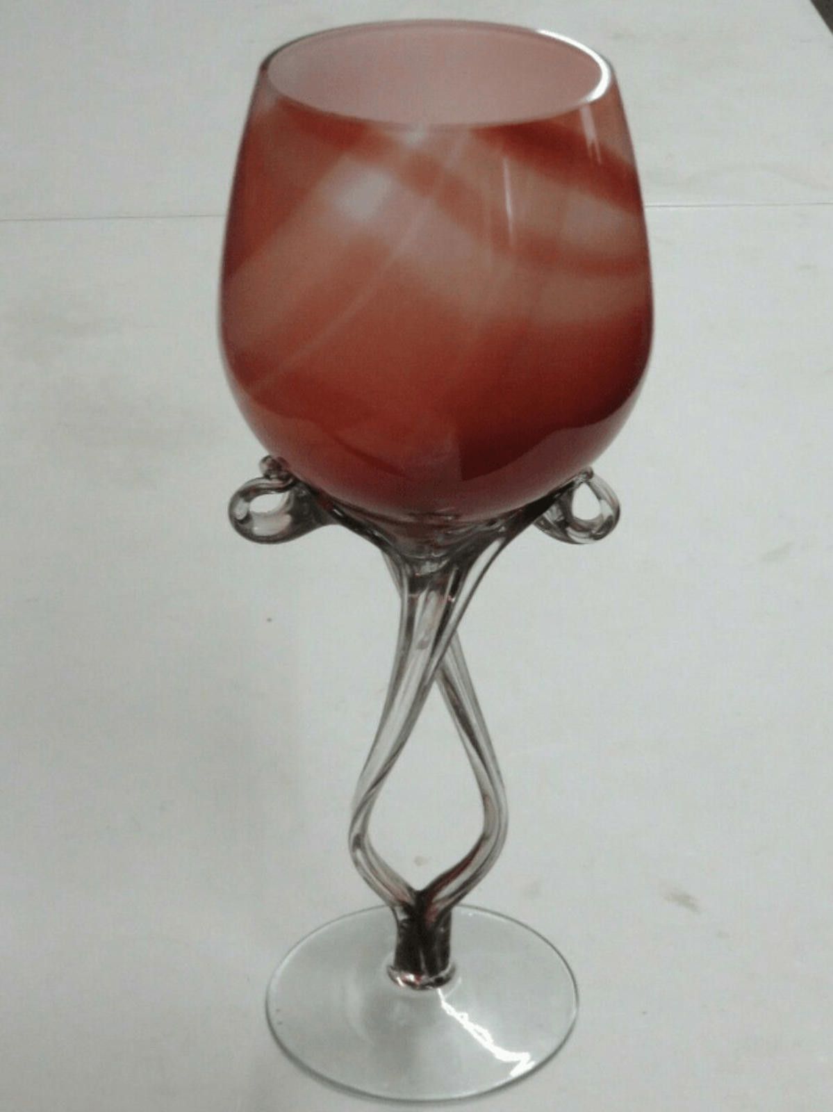 Murano Vintage Rare Murano Italian Brown Vase 14" Size ONE SIZE - 1 Thumbnail