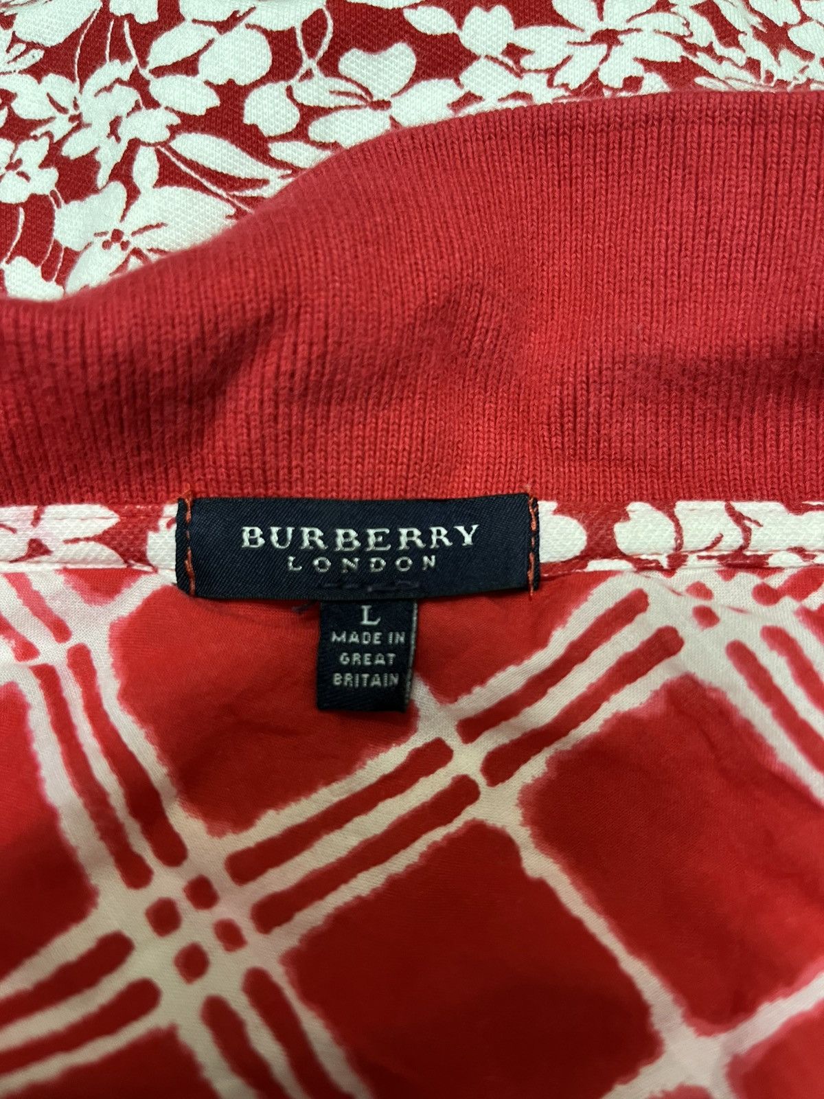 Burberry Burberry London Collar Tshirt Size L / US 10 / IT 46 - 2 Thumbnail