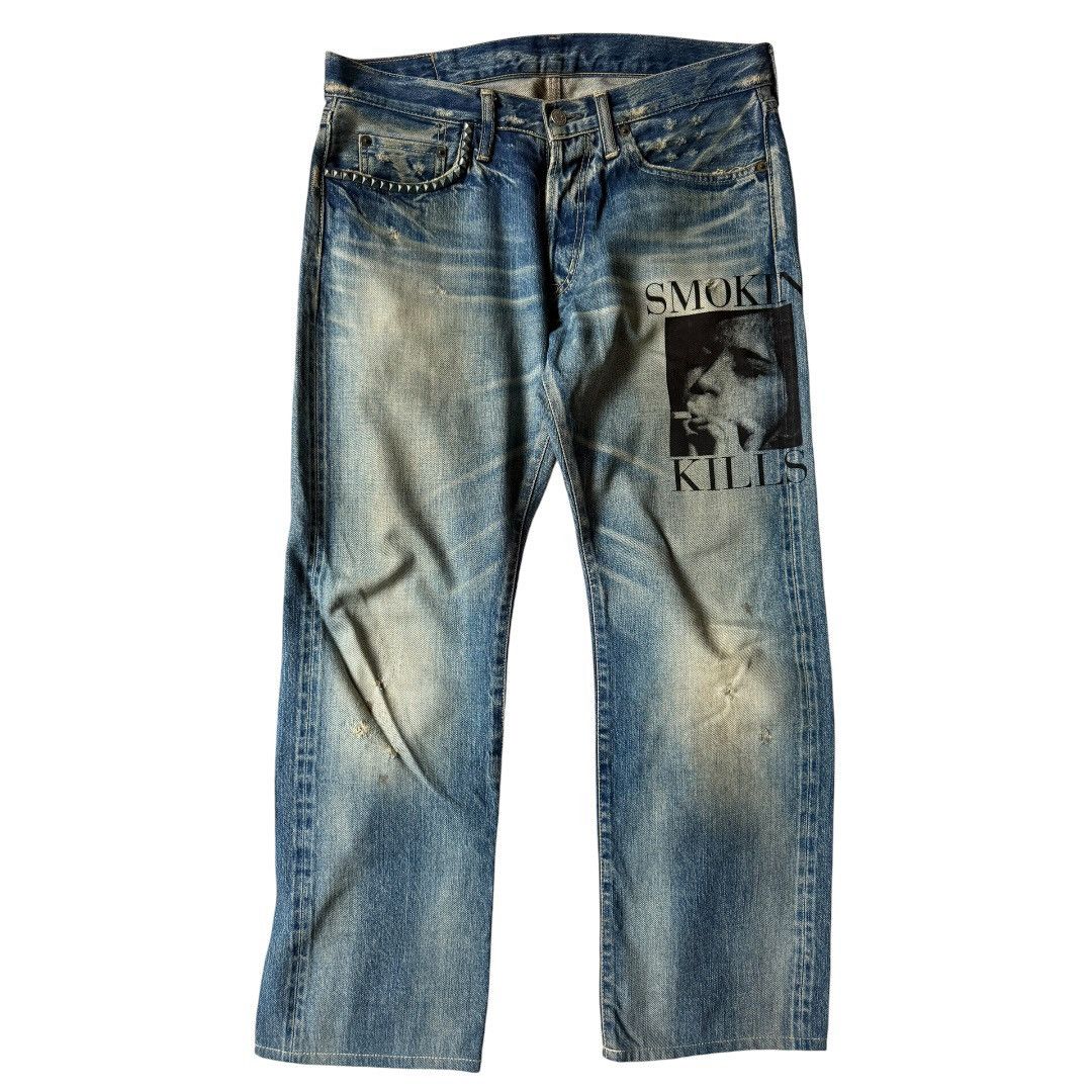 HYSTERIC GLAMOUR SMOKIN KILLS スタッズ加工デニム Hysteric Glamour Hysteric Glamour 