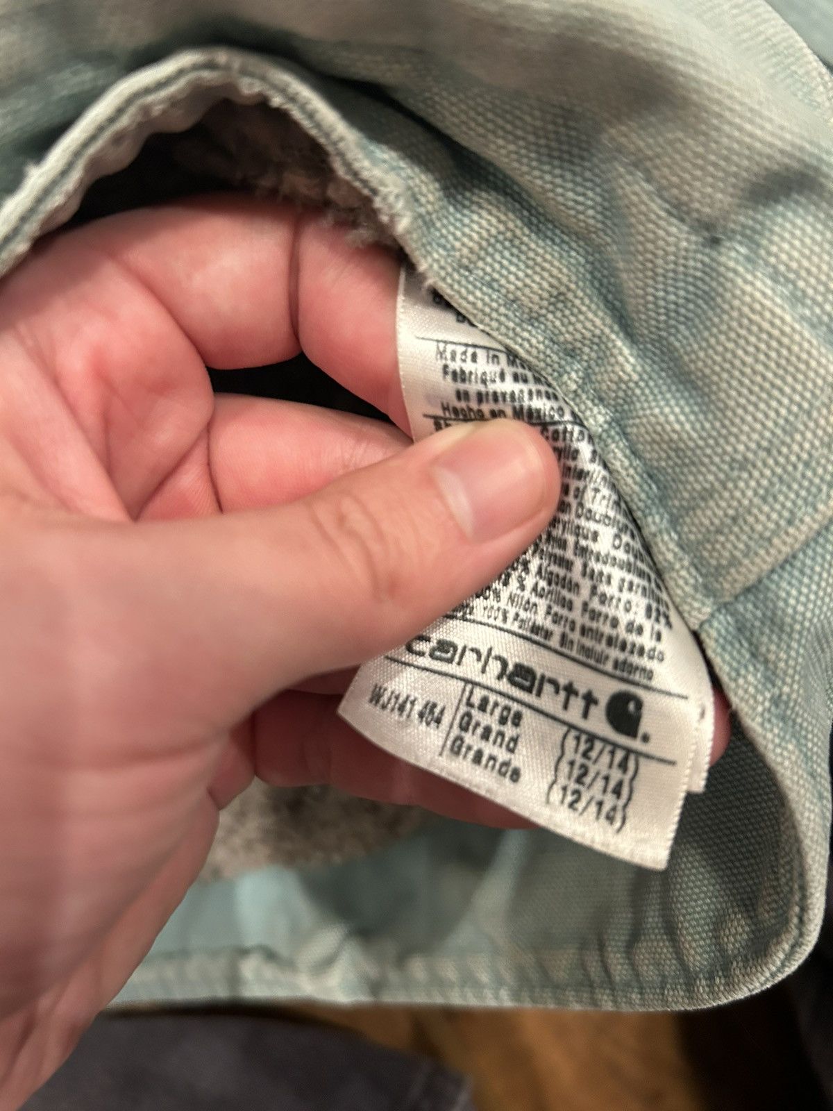 Carhartt RARE Vintage Light Blue Carhartt Work Jacket Size US M / EU 48-50 / 2 - 5 Thumbnail