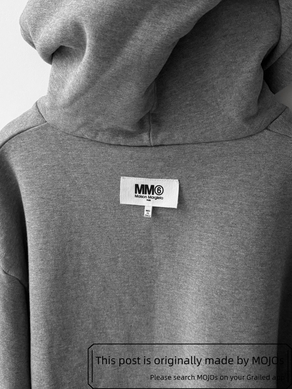Maison Margiela Sz S Maison Margiela 21AW MM6 Logo Thick Hoodie mojos718 Size US S / EU 44-46 / 1 - 7 Thumbnail