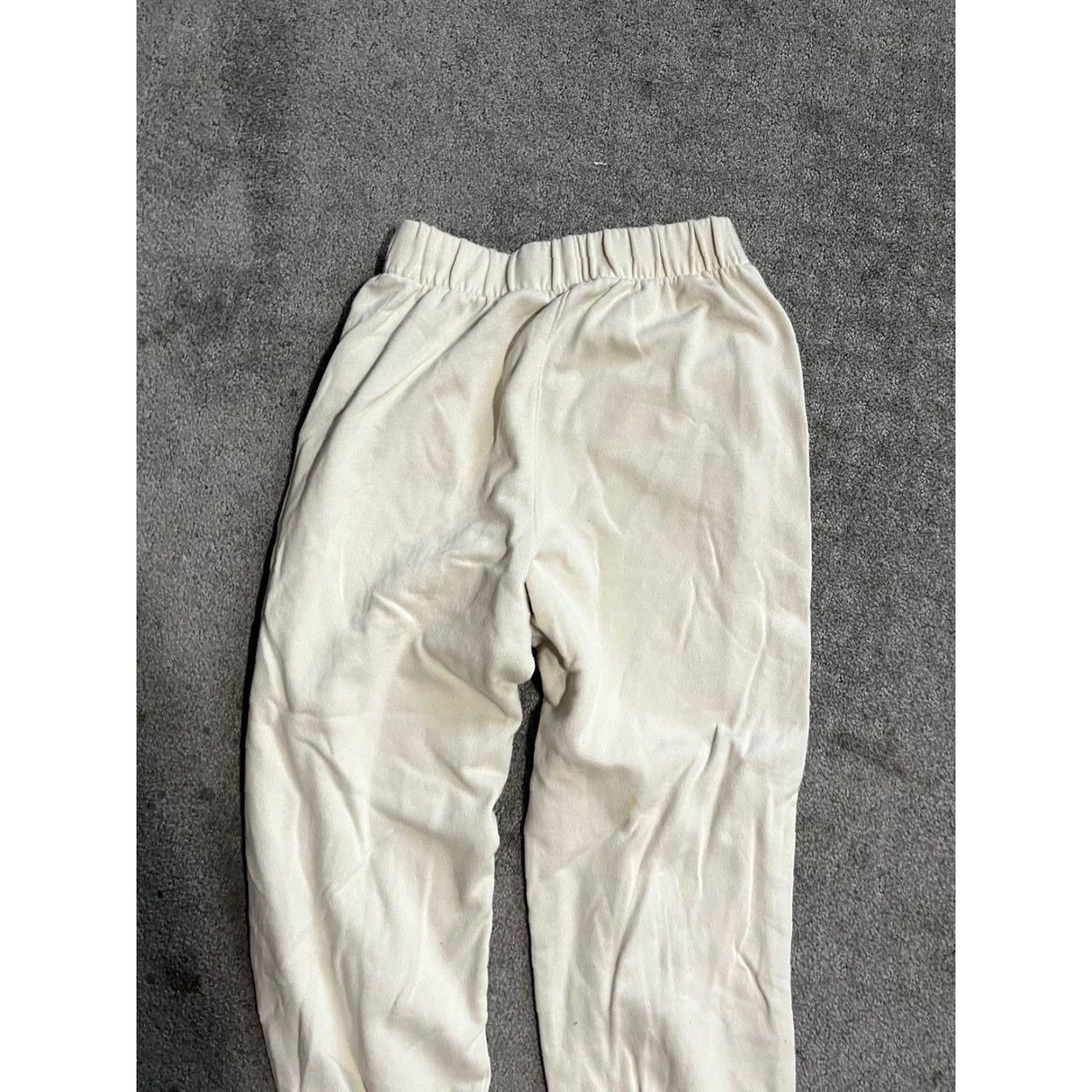 Gap Gap Womens Solid Sweatpants Lounge Cream Solid Size XS Size 26" / US 2 / IT 38 - 4 Thumbnail