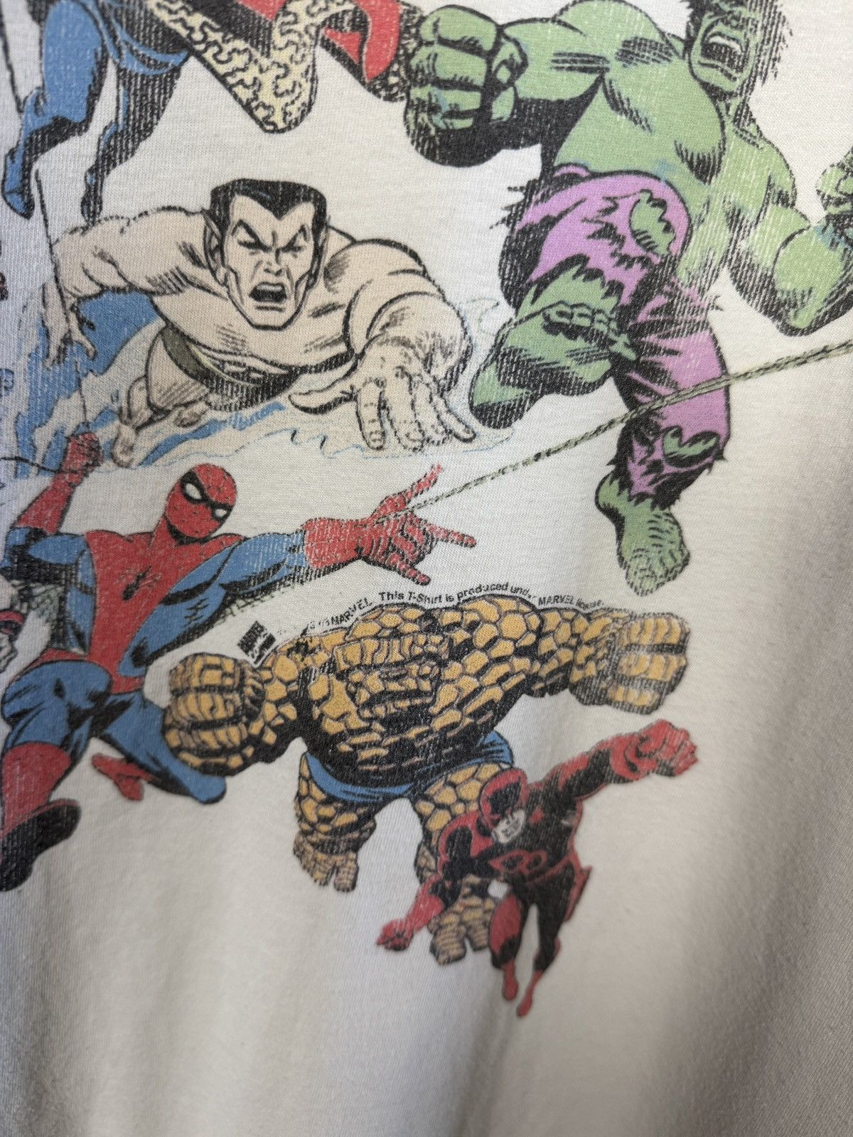 Marvel Comics Marvel Super-Heroes Vintage Tee Big Logo Made in USA Size L Size US L / EU 52-54 / 3 - 7 Thumbnail