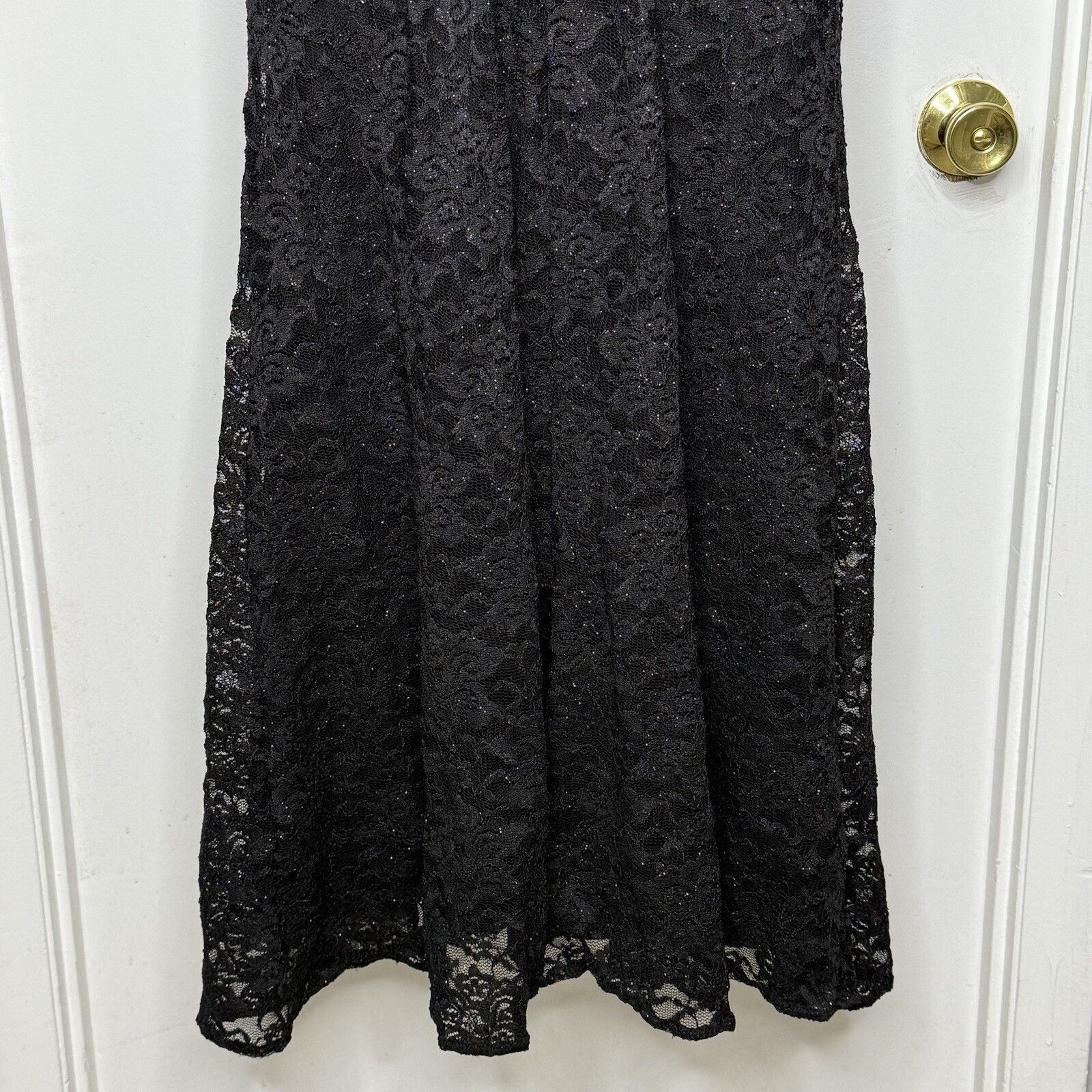 Other Morgan & Co Junior Lace Corset Black Prom Gown Dress Sz 3 Size S / US 4 / IT 40 - 11 Thumbnail