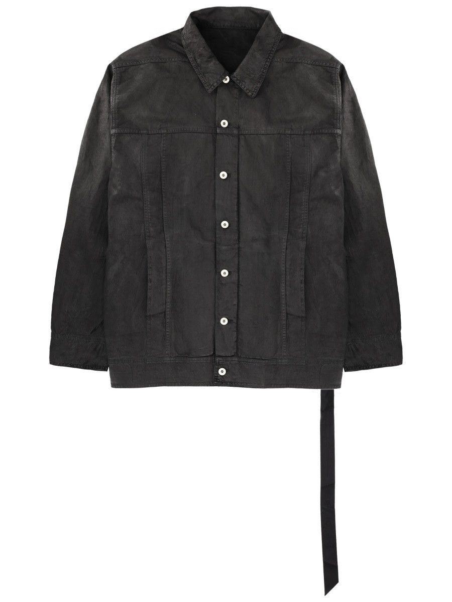 Rick Owens Drkshdw RICK OWENS DRKSHDW "JUMBO WORKER" JACKET - BLACK Size US S / EU 44-46 / 1 - 1 Thumbnail
