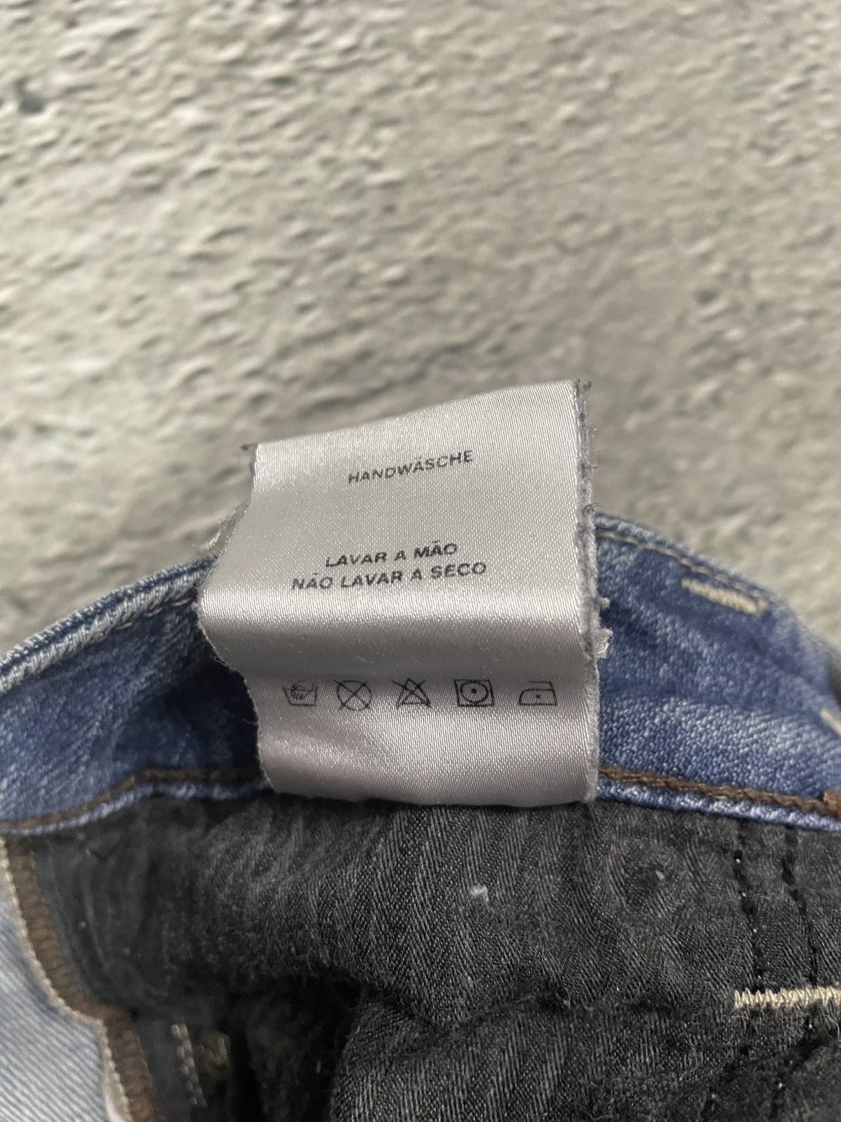 Miss Me Miss Me flared bootcut white stitching denim vintage y2k Size 24" / US 00 / IT 34 - 11 Thumbnail