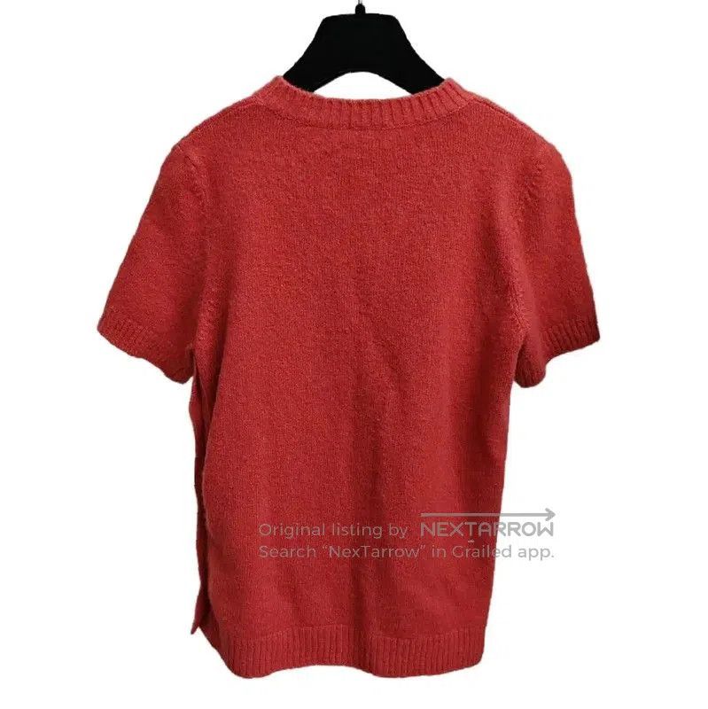 Chanel Chanel Short Sleeve Cashmere Sweater in Watermelon . Size S / US 4 / IT 40 - 8 Thumbnail