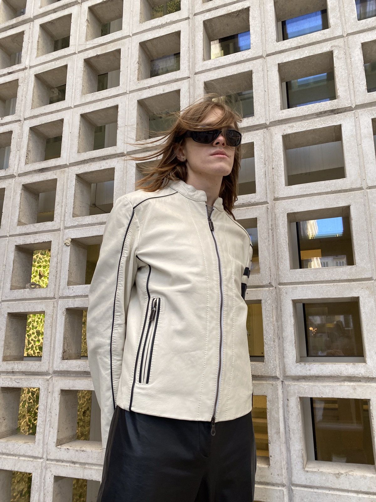 DIRK BIKKENBERG ポリ ライダース 短丈 Men's Dirk Bikkembergs Leather Jackets | Grailed