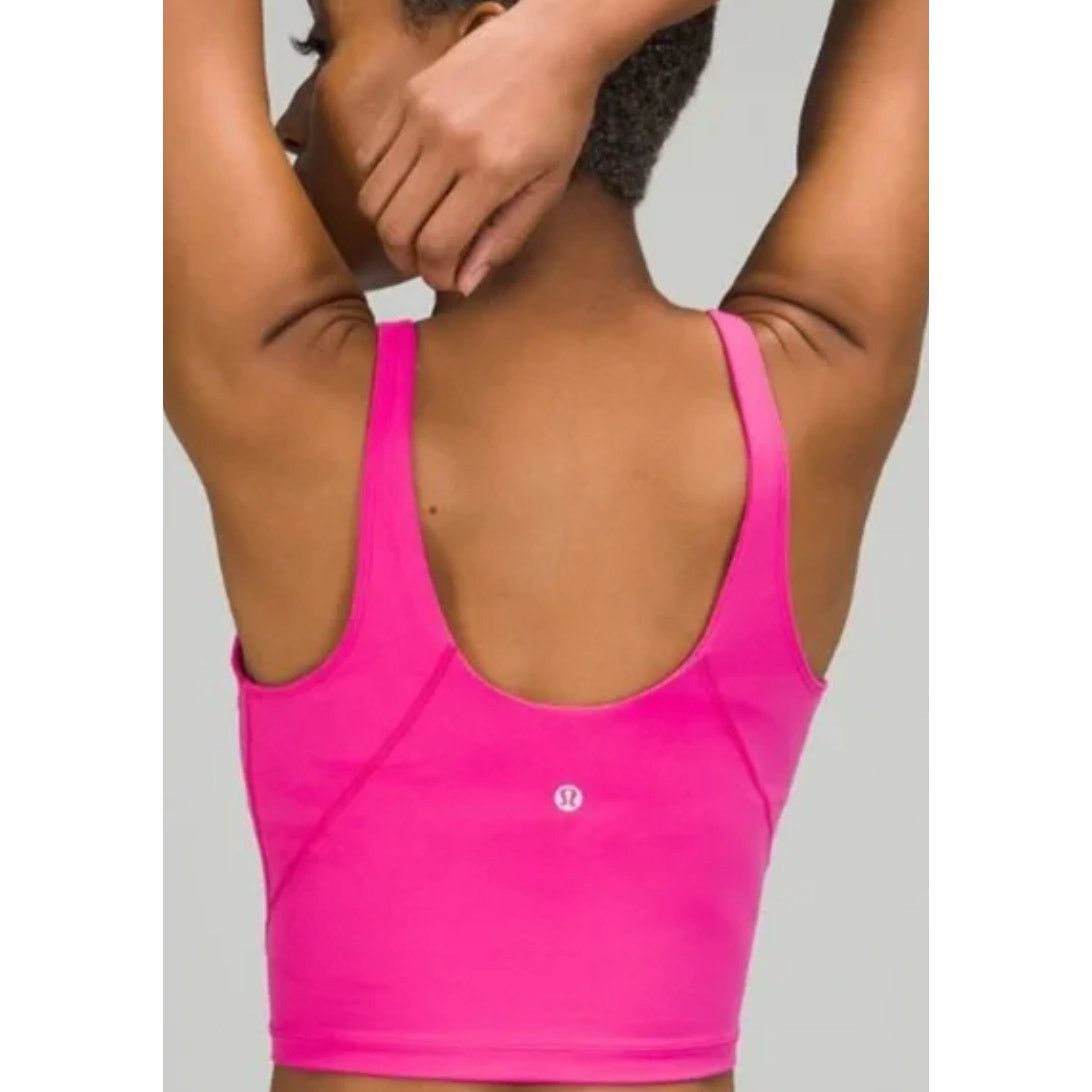 Lululemon Lululemon Sonic Pink Align Light Support Cropped Tank Top,6 Size M / US 6-8 / IT 42-44 - 2 Thumbnail