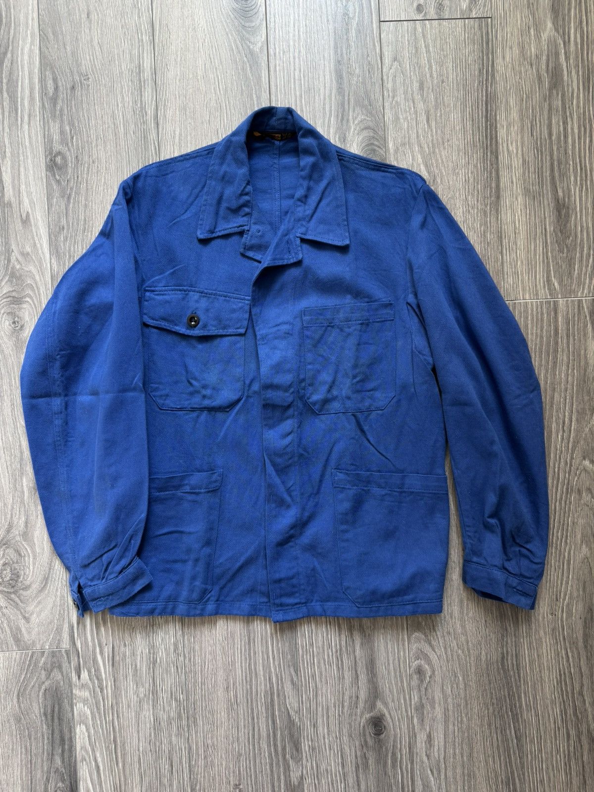 Le Laboureur Vintage French Workwear Utility Chore Kuso Sanfor Jacket Size US S / EU 44-46 / 1 - 1 Thumbnail