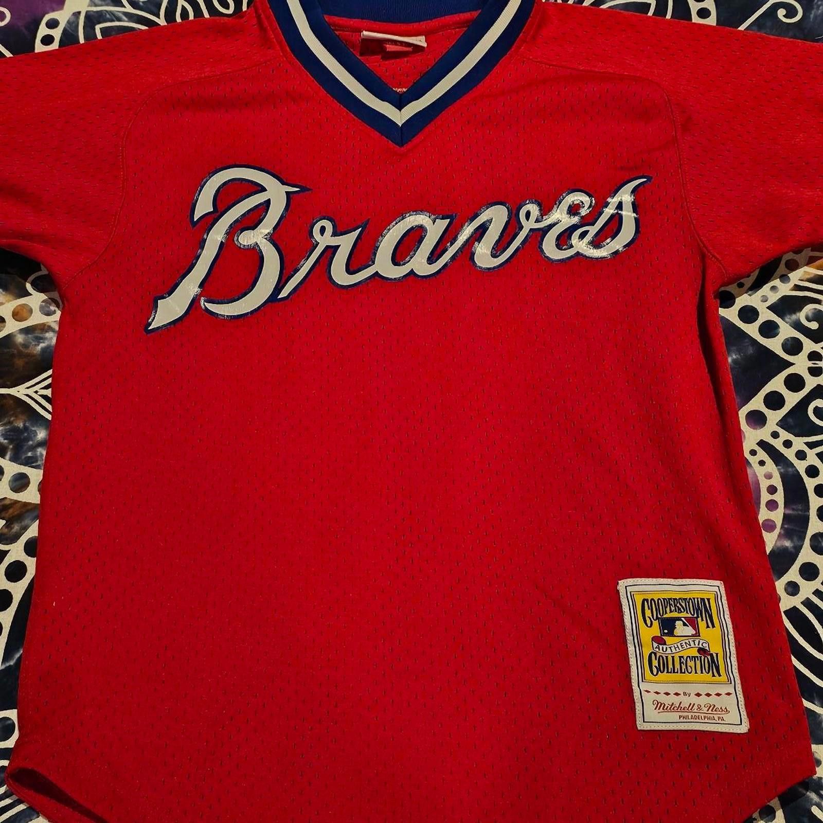 Mitchell & Ness COOPERSTOWN ATLANTA BRAVES DALE MURPHY JERSEY Size US S / EU 44-46 / 1 - 2 Thumbnail