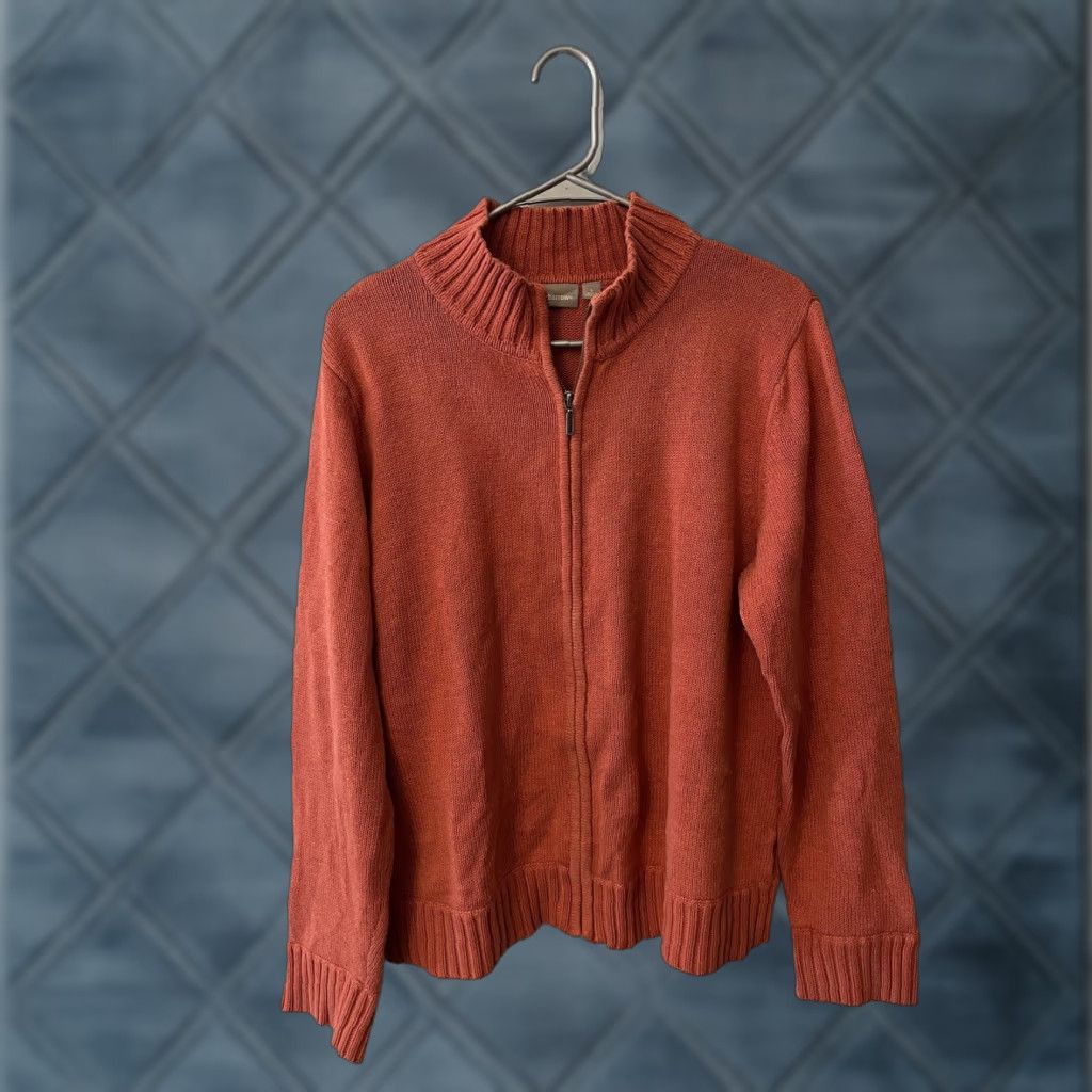 Croft & Barrow Croft & Barrow Men's Large Orange Full Zip Cardigan Sweater User: Croft & Barrow Men's Large Orange Full Zip Cardigan Sweater Size US L / EU 52-54 / 3 - 1 Thumbnail