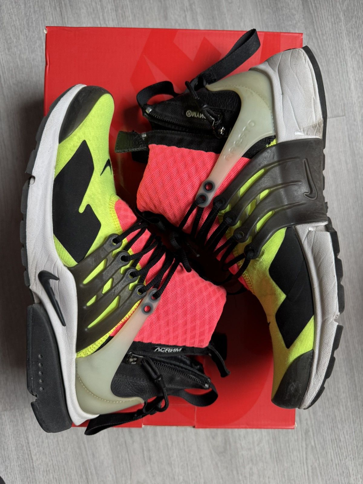 Acronym Prestos Nike Prestos Volt Nike X Acronym “Volt” Air Presto