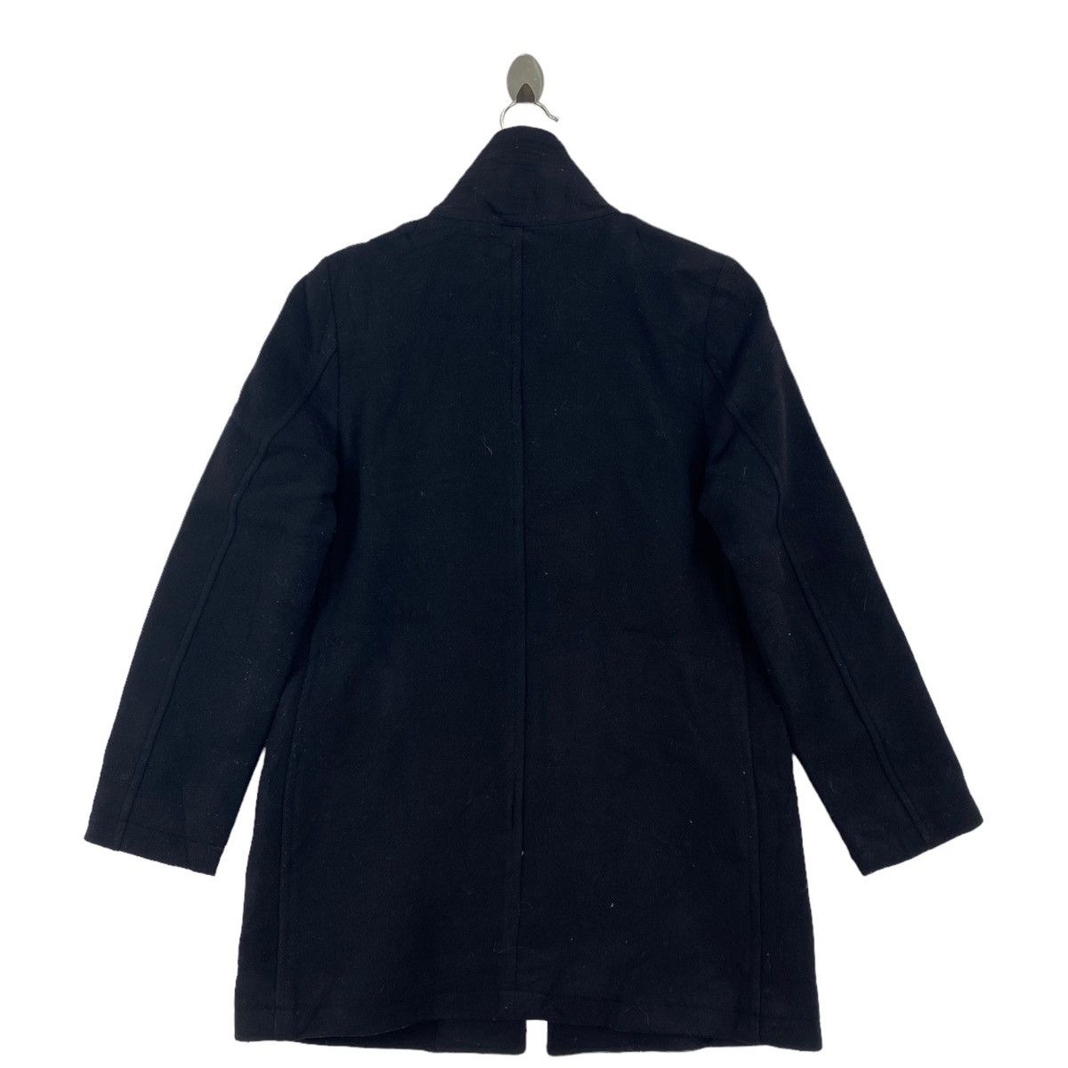 CABANE de ZUCCA by Issey Miyake Black Formal Wool Coat