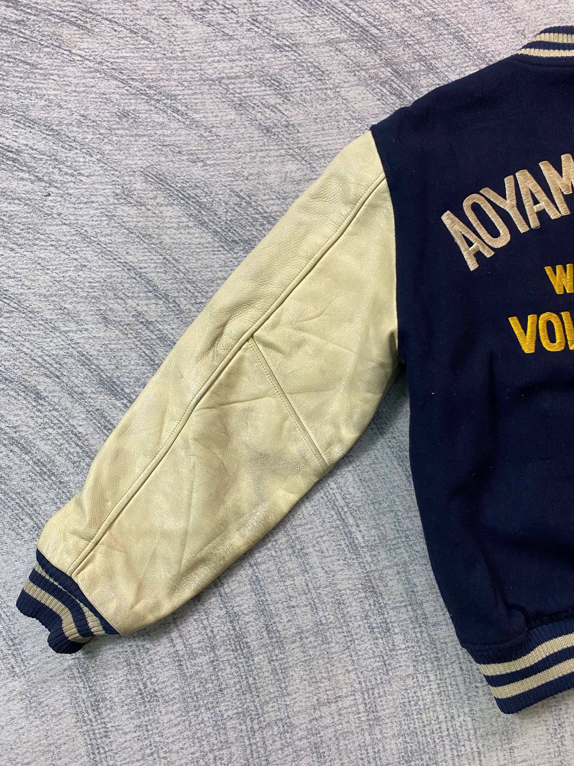 Vintage Vintage Aoyama Gakuin University Volleyball Varsity Jacket Size US M / EU 48-50 / 2 - 4 Thumbnail