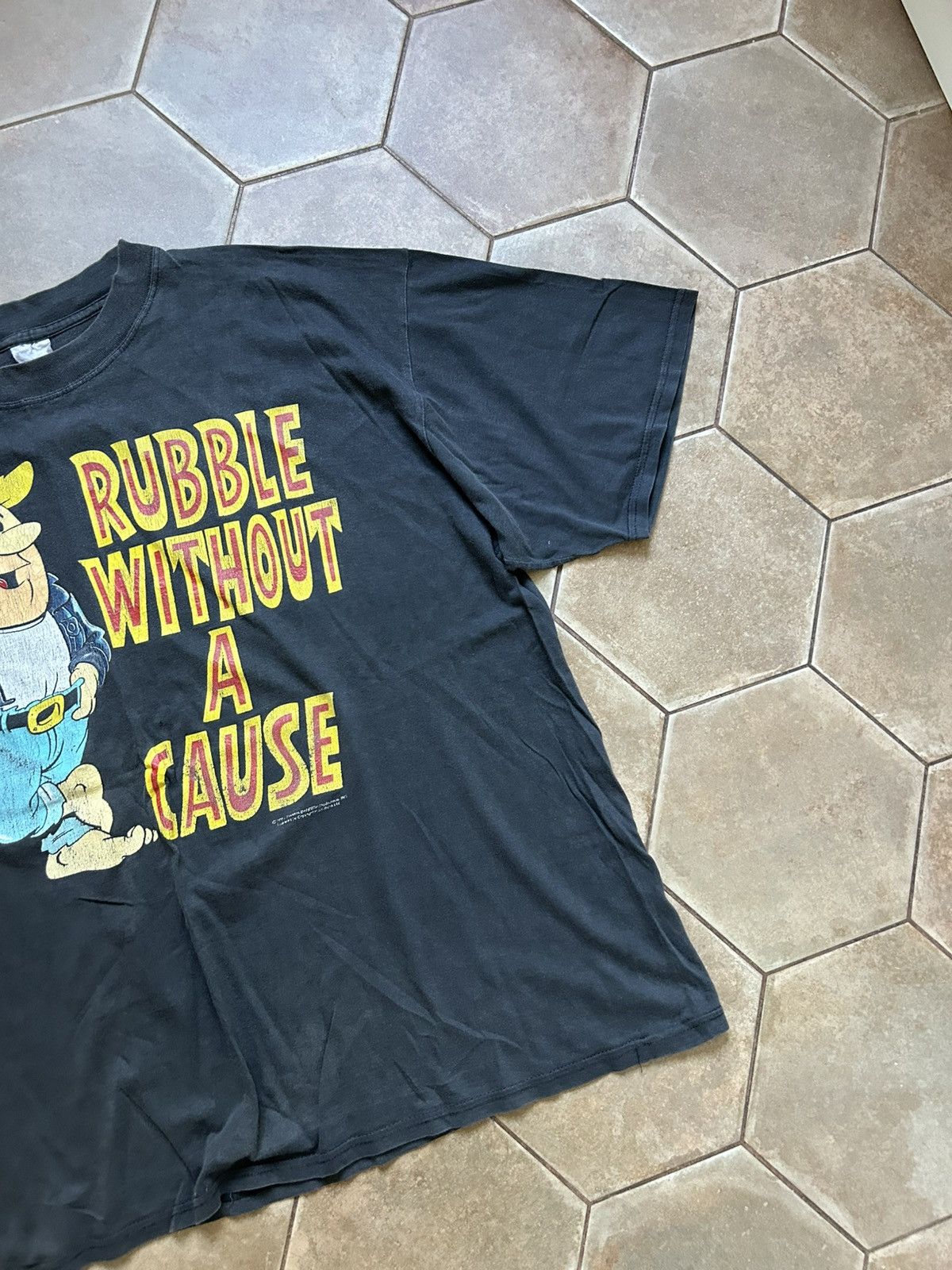 VINTAGE 1990s 90s HANNA BARBERA 1993 SHIRT FLINSTONES PROMO