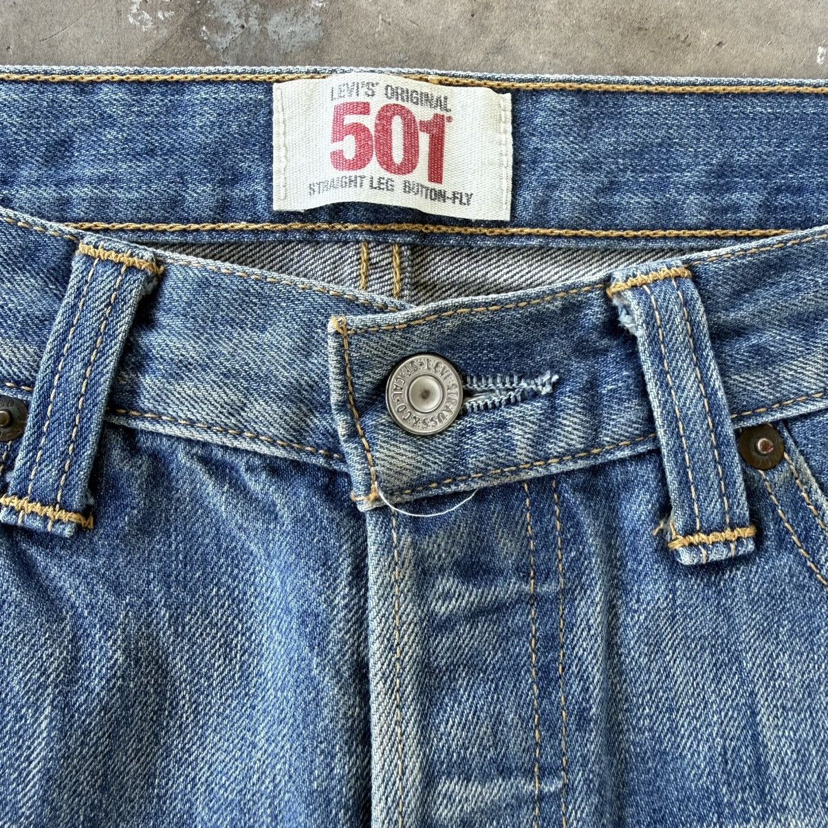Levi's Vintage Clothing W30 Vintage Levi's 501 Faded Mud Wash Denim Jean Pants Size US 30 / EU 46 - 5 Thumbnail