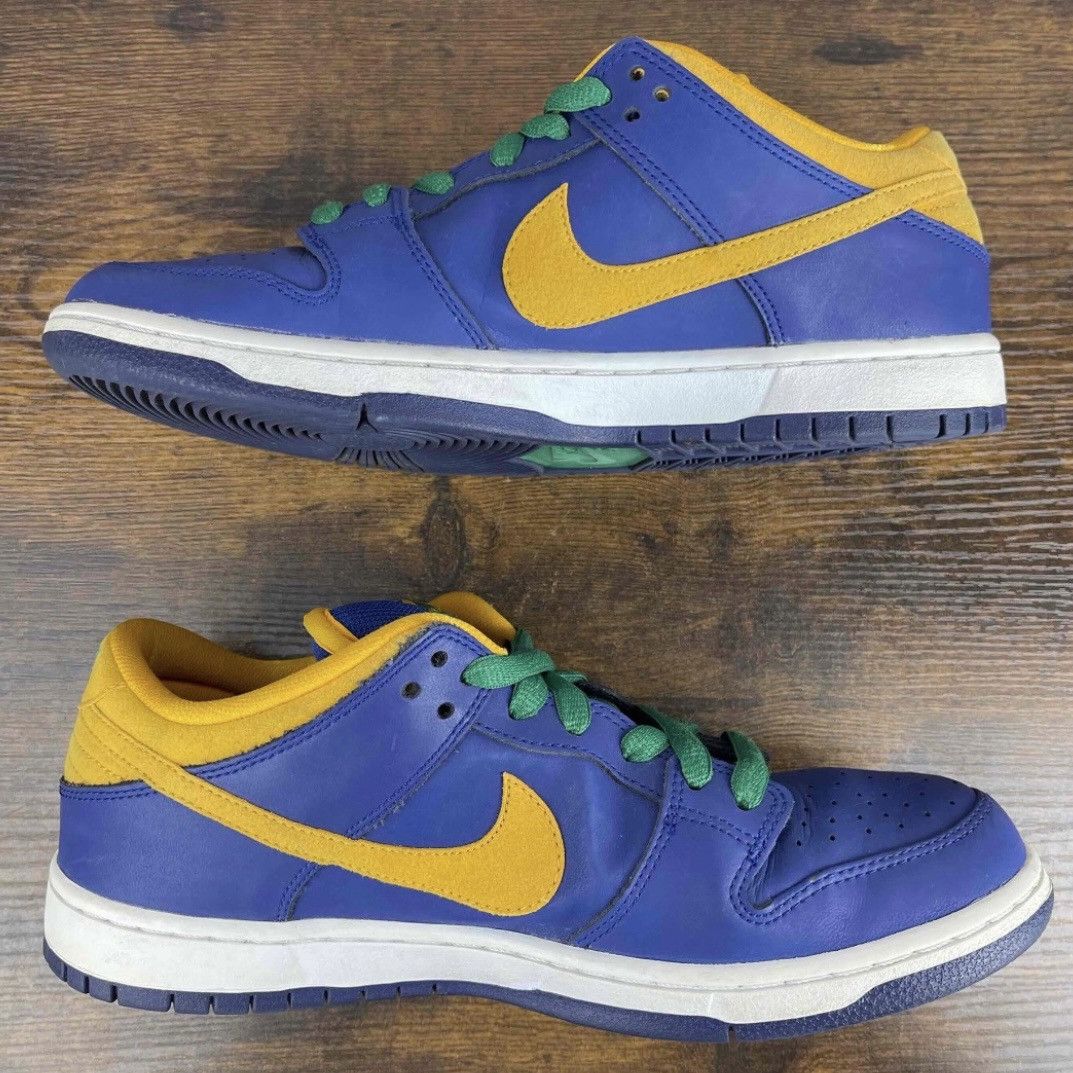 Nike SB Nike Dunk Low Pro SB Royal Blue Midas Gold 304292-473 Shoes Size US 9.5 / EU 42-43 - 4 Thumbnail