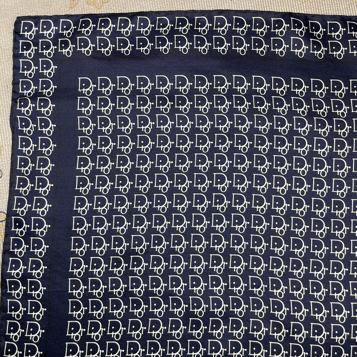 Christian Dior Monsieur Christian Dior Monogram Silk Scarf Size ONE SIZE - 6 Thumbnail