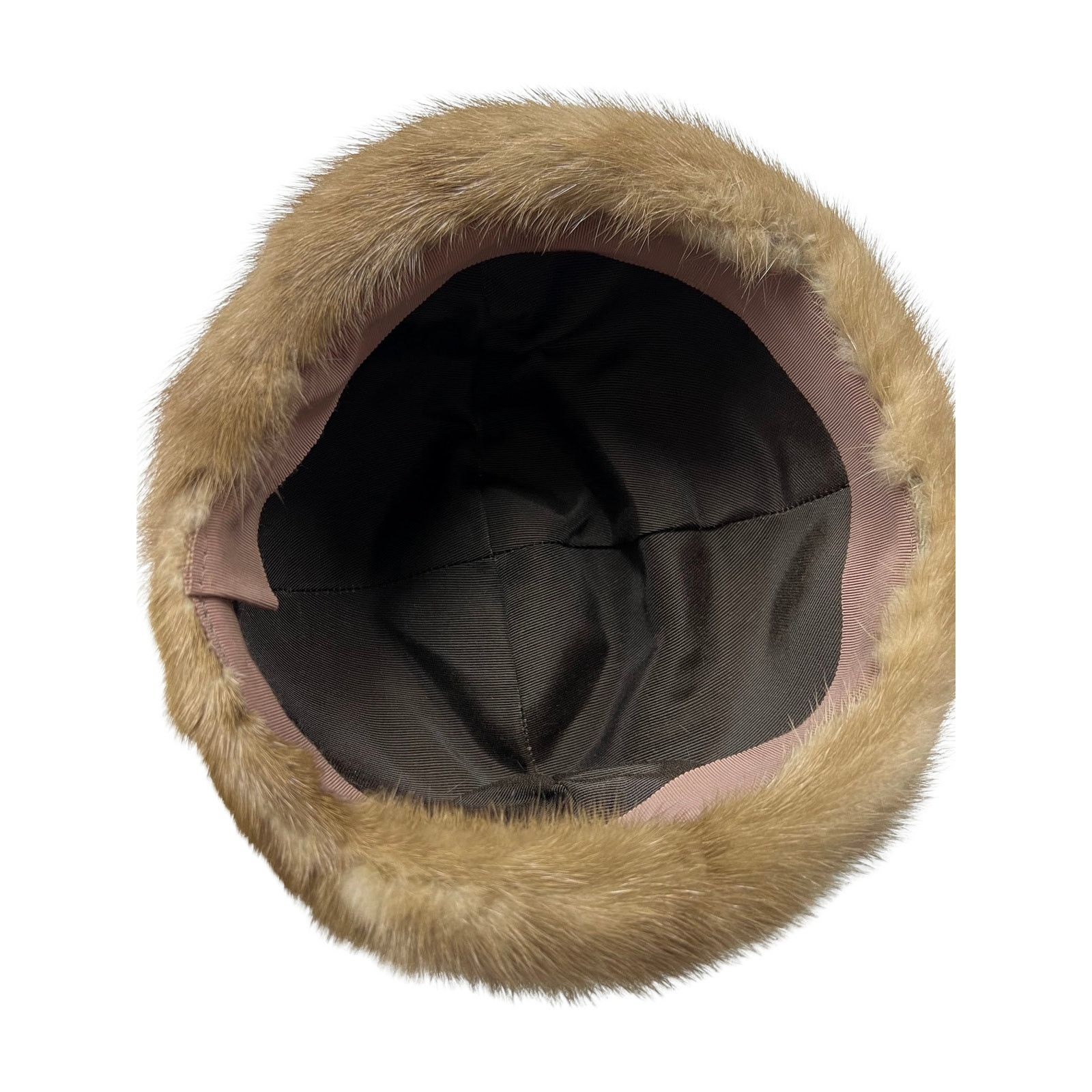 Vintage Vintage Authentic Light Brown Mink Winter Ladies Hat Size ONE SIZE - 5 Thumbnail