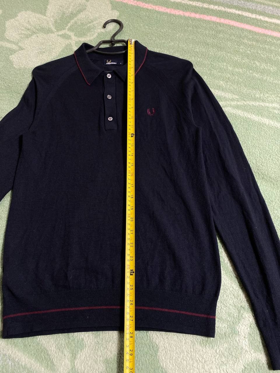 Fred Perry × Vintage Fred Perry 90s Vintage Mens Crew Neck Rugby Sweatshirt Size US S / EU 44-46 / 1 - 13 Thumbnail