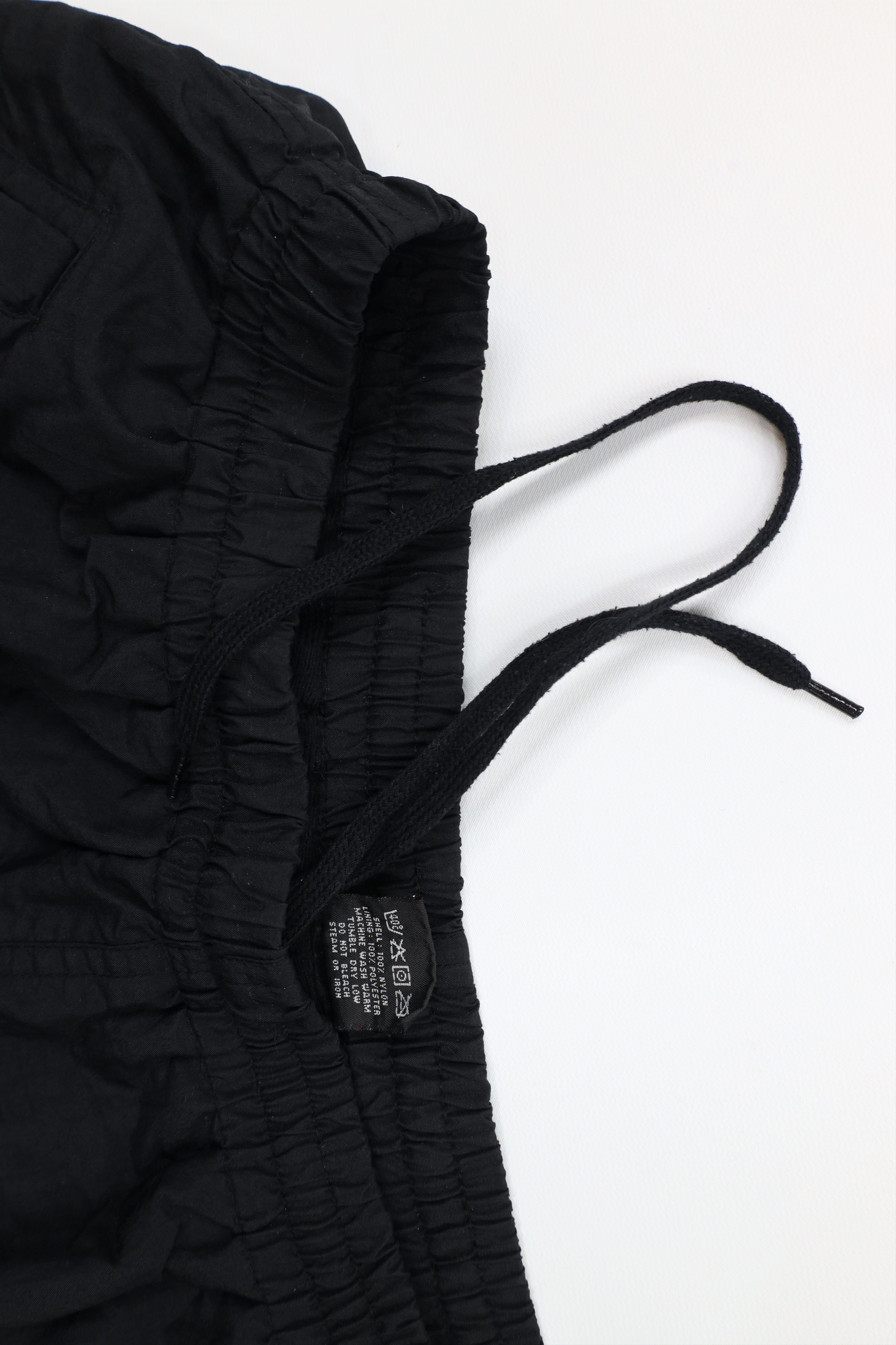 Vintage Vintage 90s Streetwear Lined Cuffed Joggers Pants Black Size US 36 / EU 52 - 10 Thumbnail
