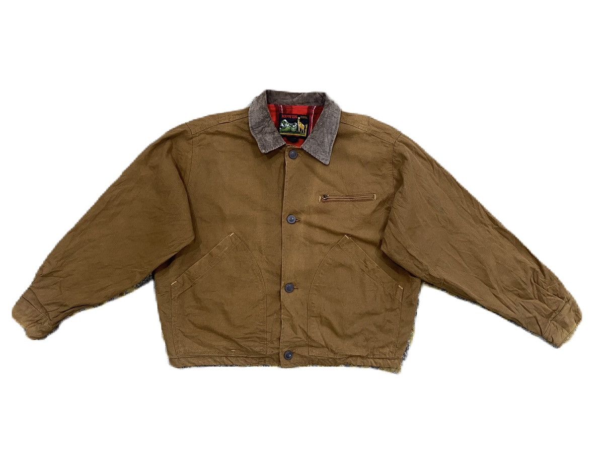 Edwin VINTAGE EDWIN WORKER JACKET OVERSIZED 70s STYLE JACKET RARE Size US M / EU 48-50 / 2 - 1 Thumbnail