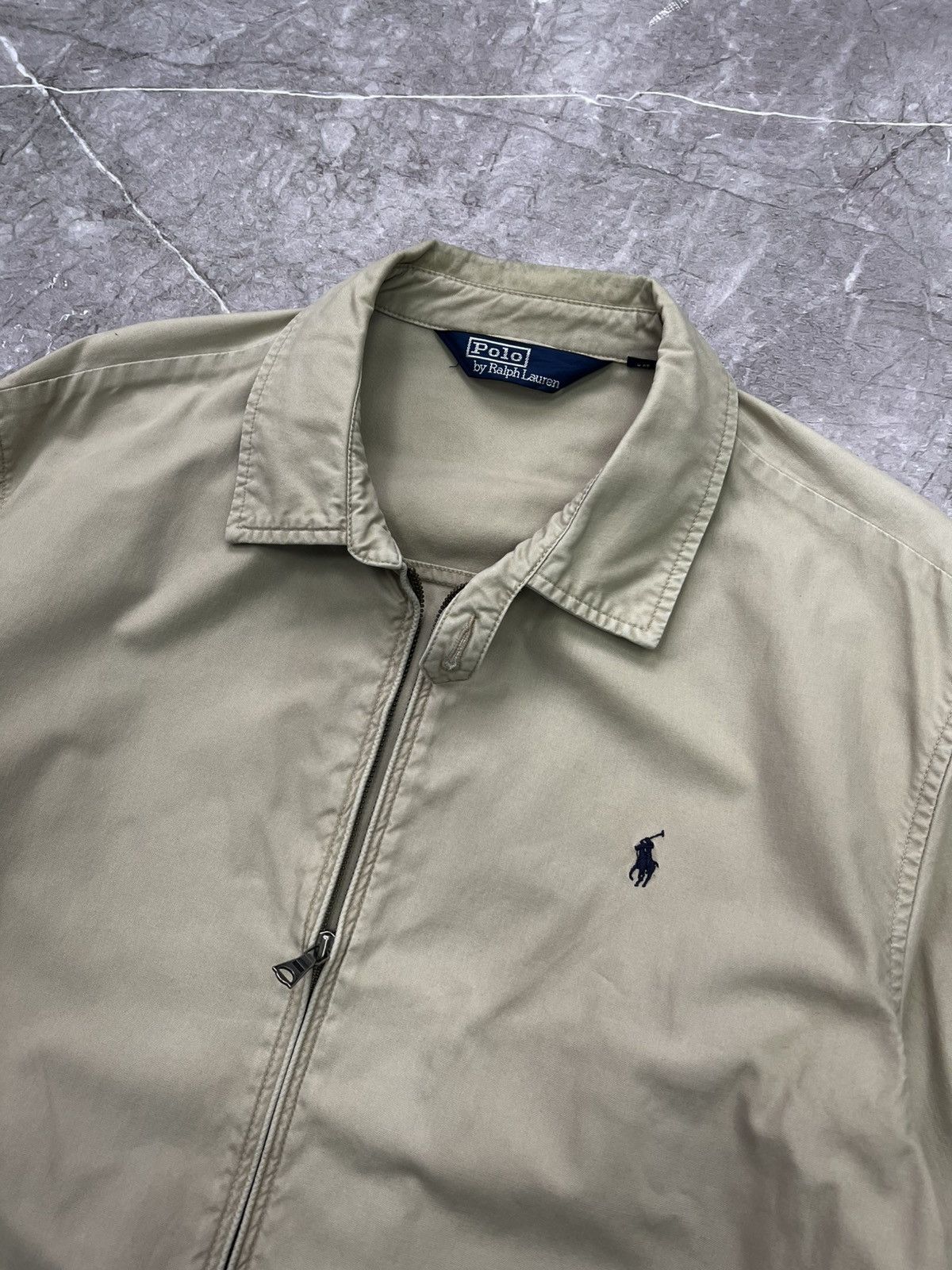 Polo Ralph Lauren × Vintage Vintage 90s Polo Ralph Lauren Harrington style boxy jacket Size US L / EU 52-54 / 3 - 5 Thumbnail