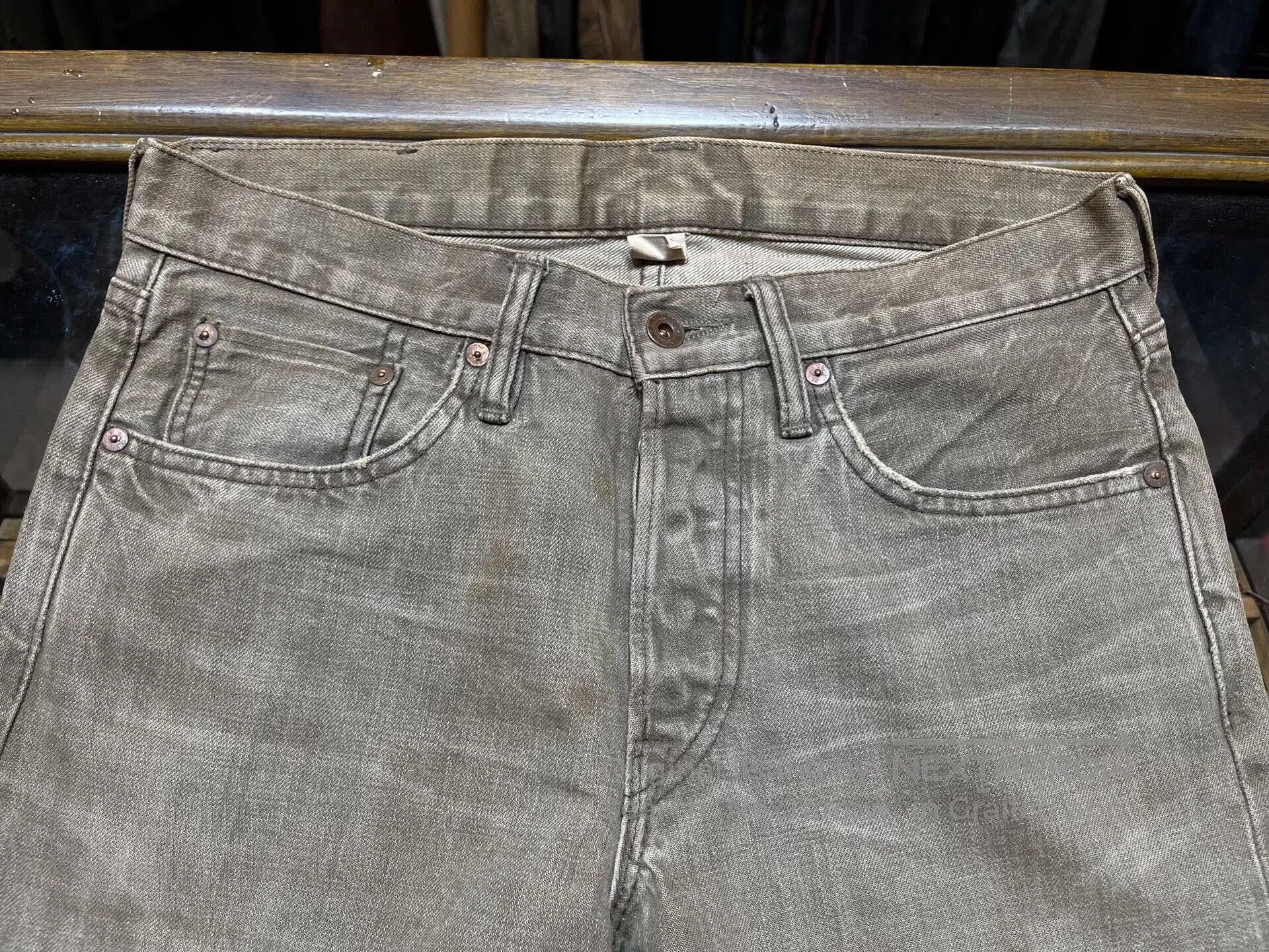 RRL Ralph Lauren vintage rrl distressed denim pants by ralph lauren. Size US 30 / EU 46 - 4 Thumbnail
