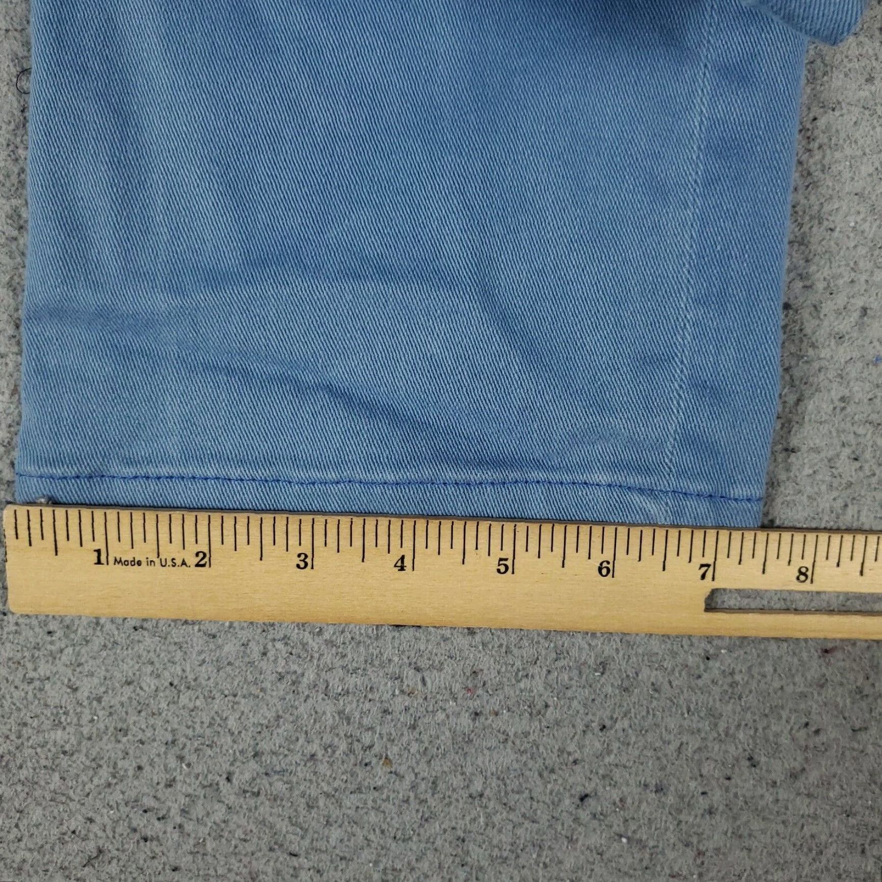 Vintage AG Adriano Goldschmied Mens Blue Straight Jeans 33x26 Regular Fit Cotton Denim Pants Mens Size US 33 - 6 Thumbnail