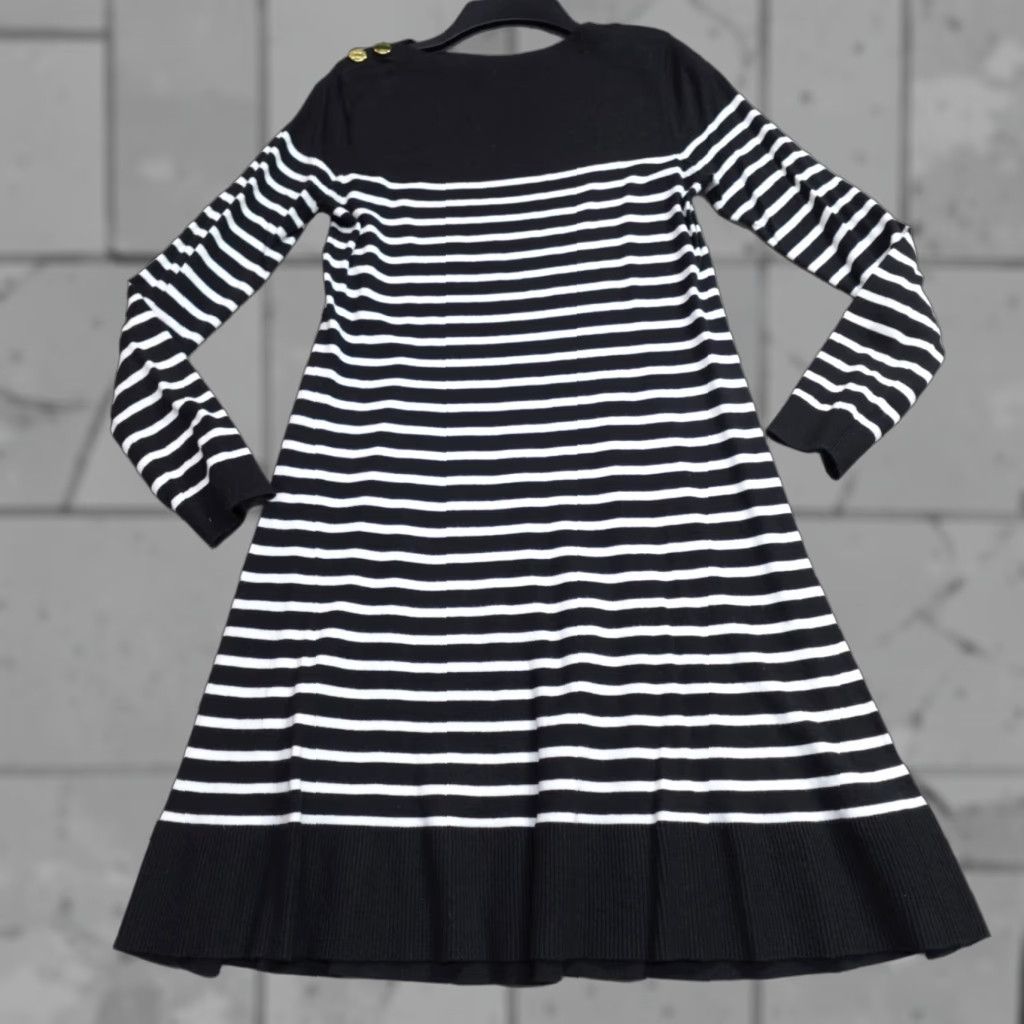 Kate Spade Womens Dress XS Black A-line Sheath Long Sleeve Dress