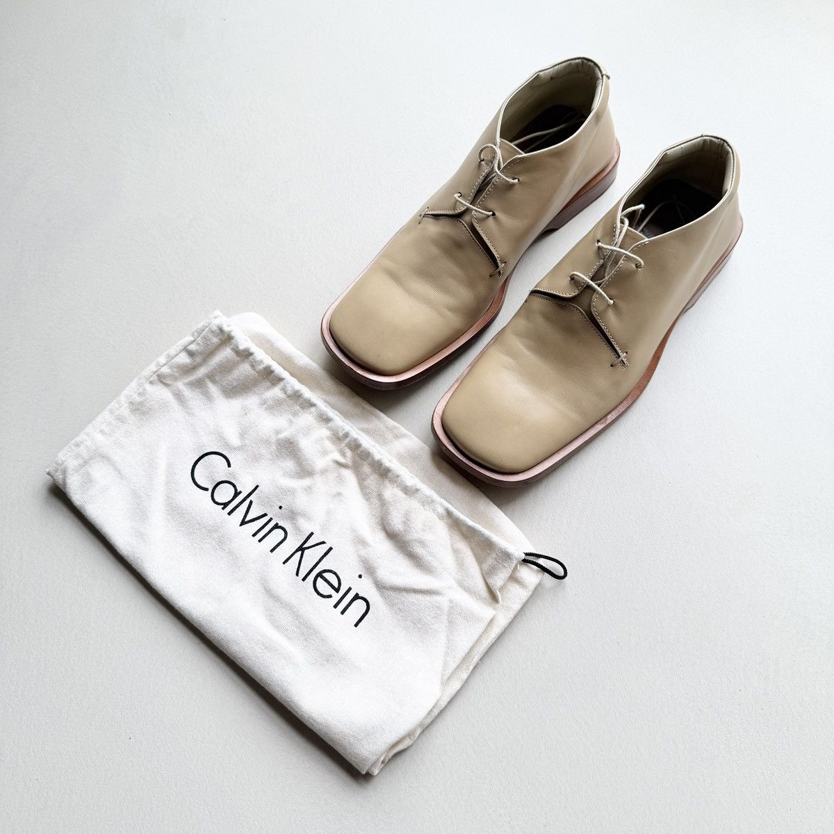 Calvin Klein Calvin Klein Leather Boots Size US 7.5 / EU 40-41 - 3 Thumbnail