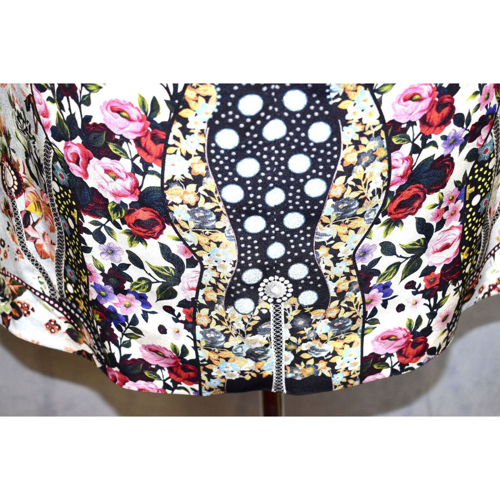 Mary Katrantzou B5 MARY KATRANTZO Abstract Floral Multi Color Dress Size 6 Size M / US 6-8 / IT 42-44 - 5 Thumbnail