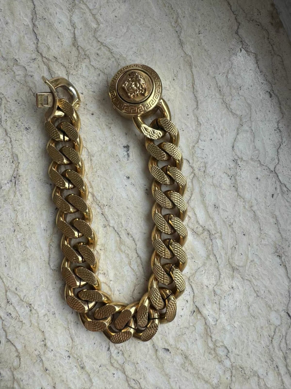 Versace Medusa logo chain bracelet Size ONE SIZE - 2 Thumbnail