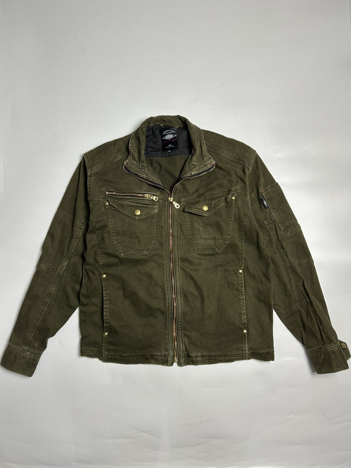 Japanese Brand GERIDE WORK ZIPPER JACKET Size US L / EU 52-54 / 3 - 1 Thumbnail