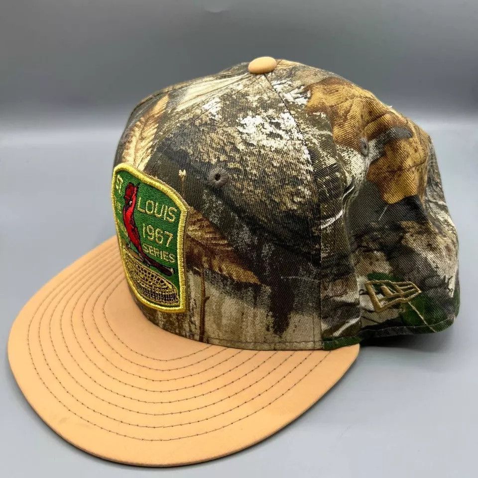 New Era St. Louis Cardinals Hat Men 7 1/2 Realtree Fitted Cap Size ONE SIZE - 3 Thumbnail