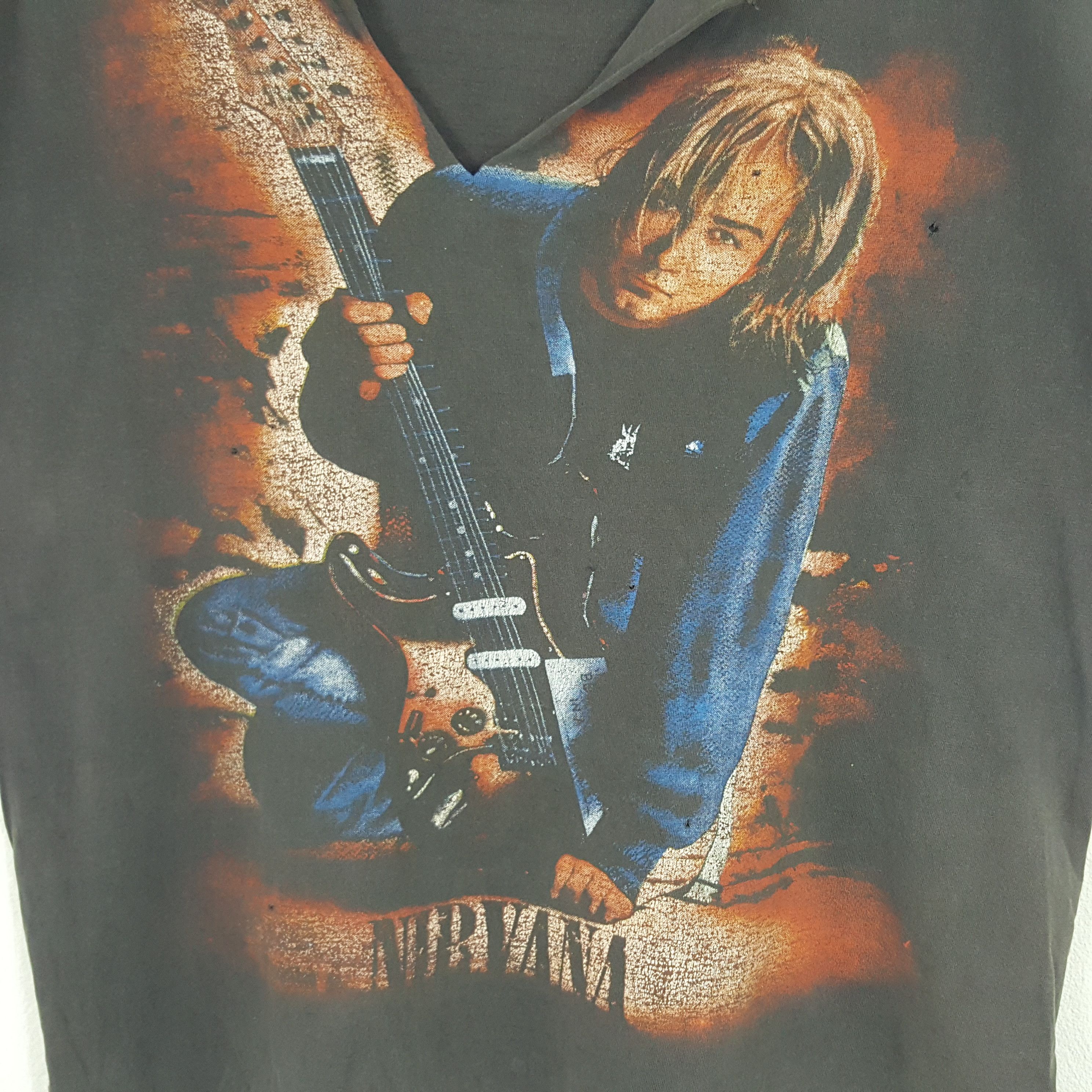 Band Tees × Nirvana × Vintage Vintage Nirvana American Band Tshirt Size US L / EU 52-54 / 3 - 2 Thumbnail