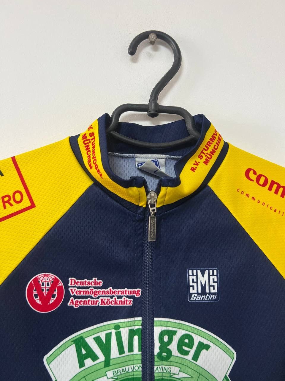 Other Vintage Sms Santini Cycling Jersey Bicycle Shirt Italy L Size US L / EU 52-54 / 3 - 9 Thumbnail