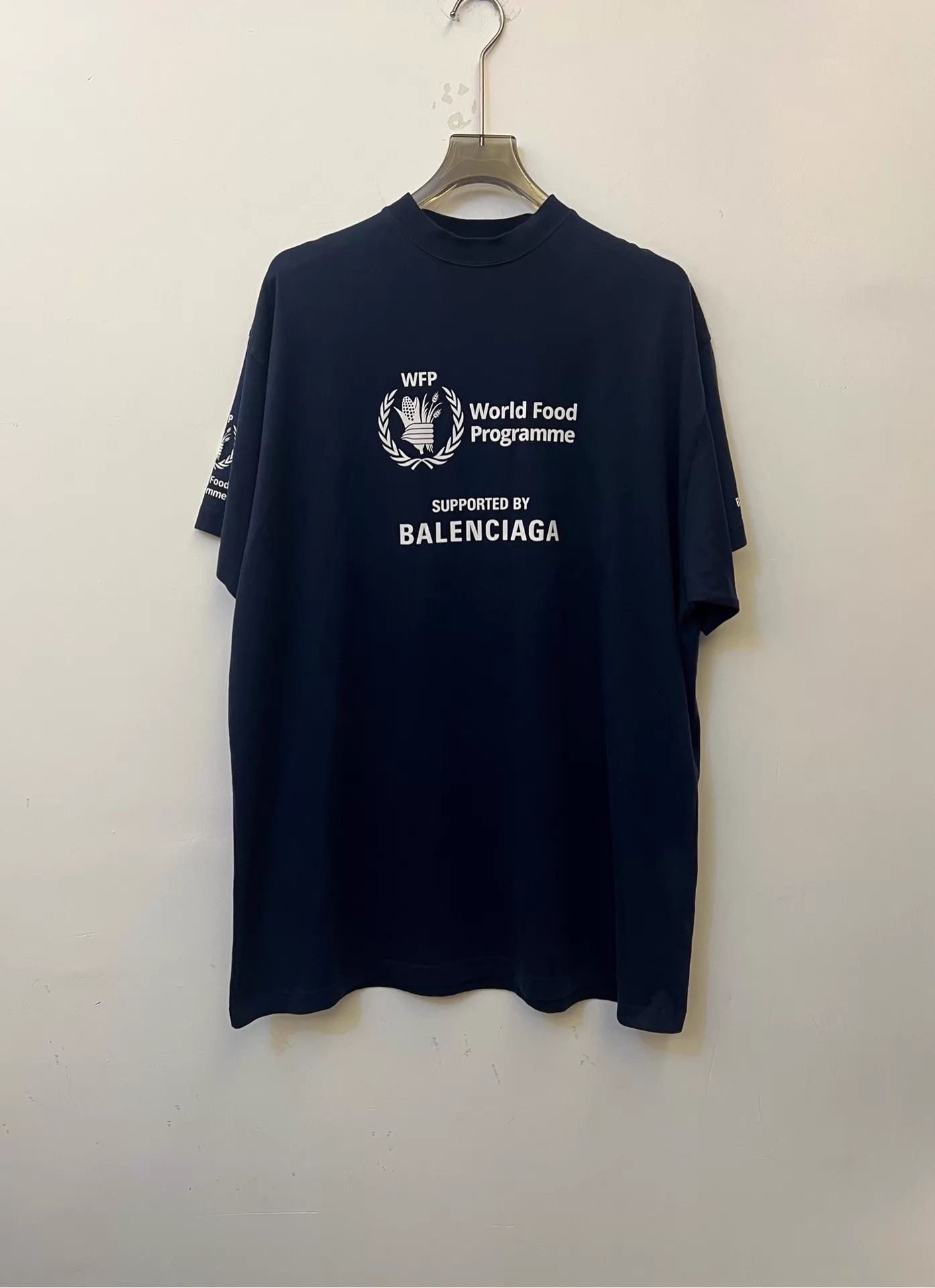 Balenciaga Balenciaga Preseason SS 20 Baby Blue Logo T-Shirt | Grailed