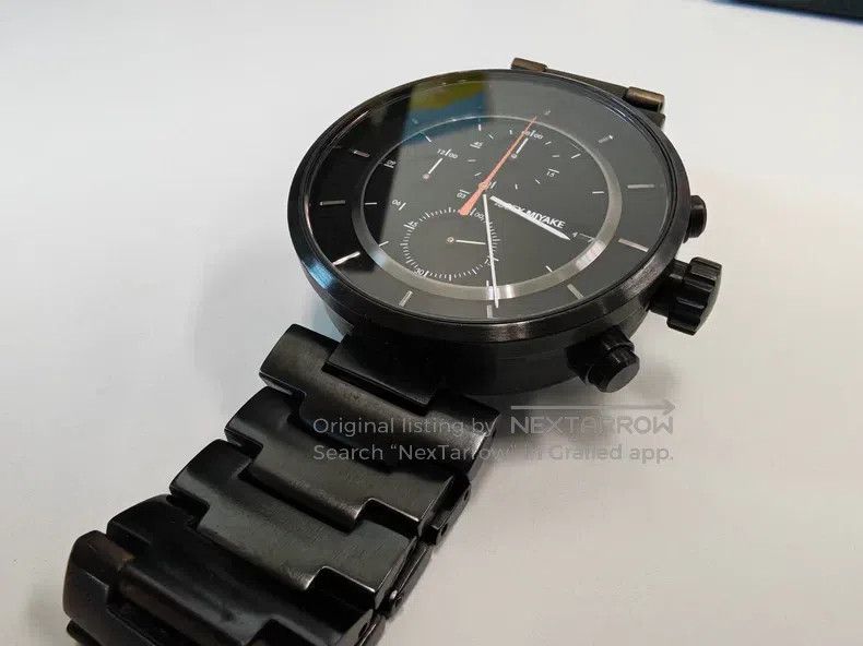 Issey Miyake Issey Miyake Black Dial Stainless Steel Strap Quartz Fashi Size ONE SIZE - 4 Thumbnail