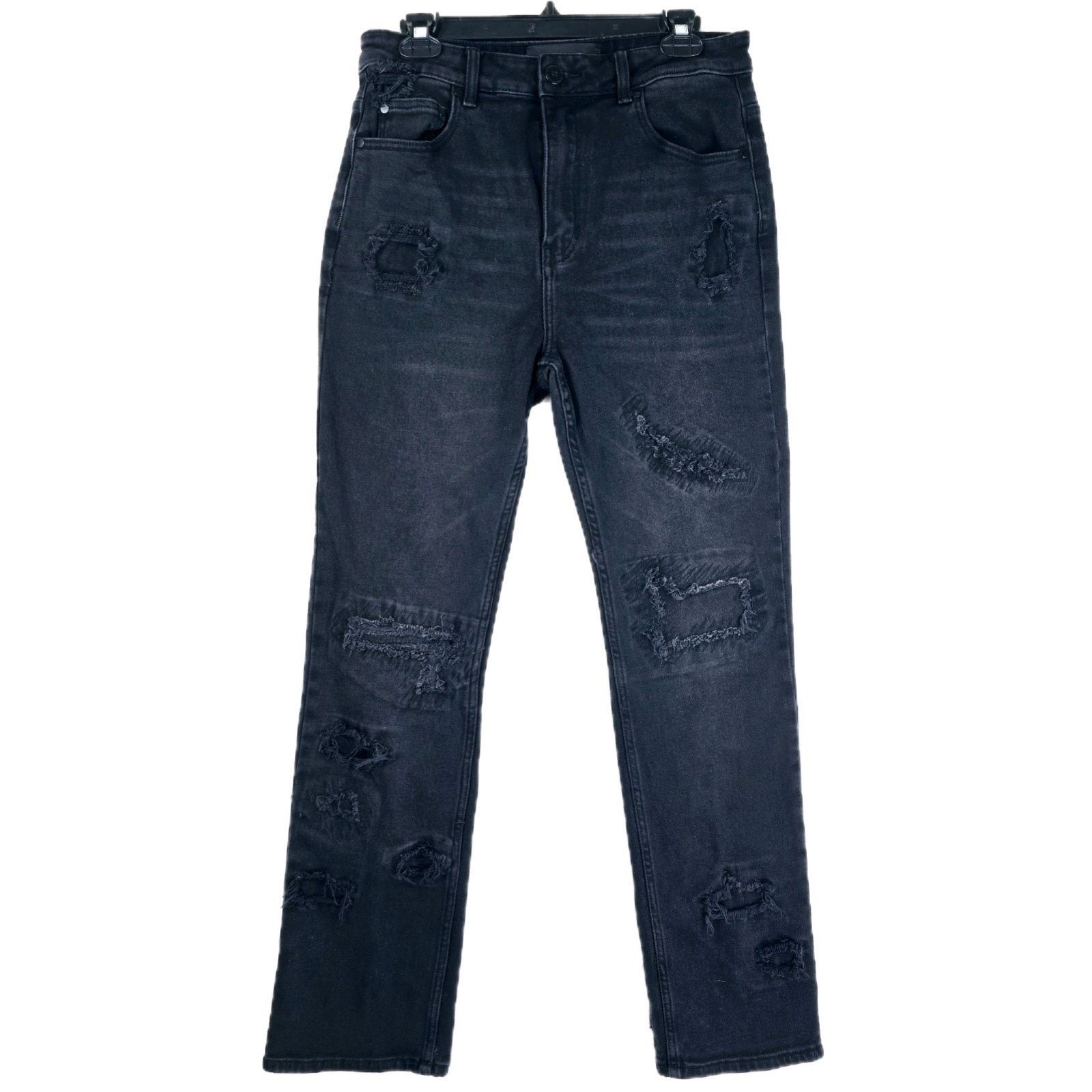 Homme + Femme La Homme Femme Jeans 32 Black Distressed 30x31 Streetwear Size US 30 / EU 46 - 1 Thumbnail