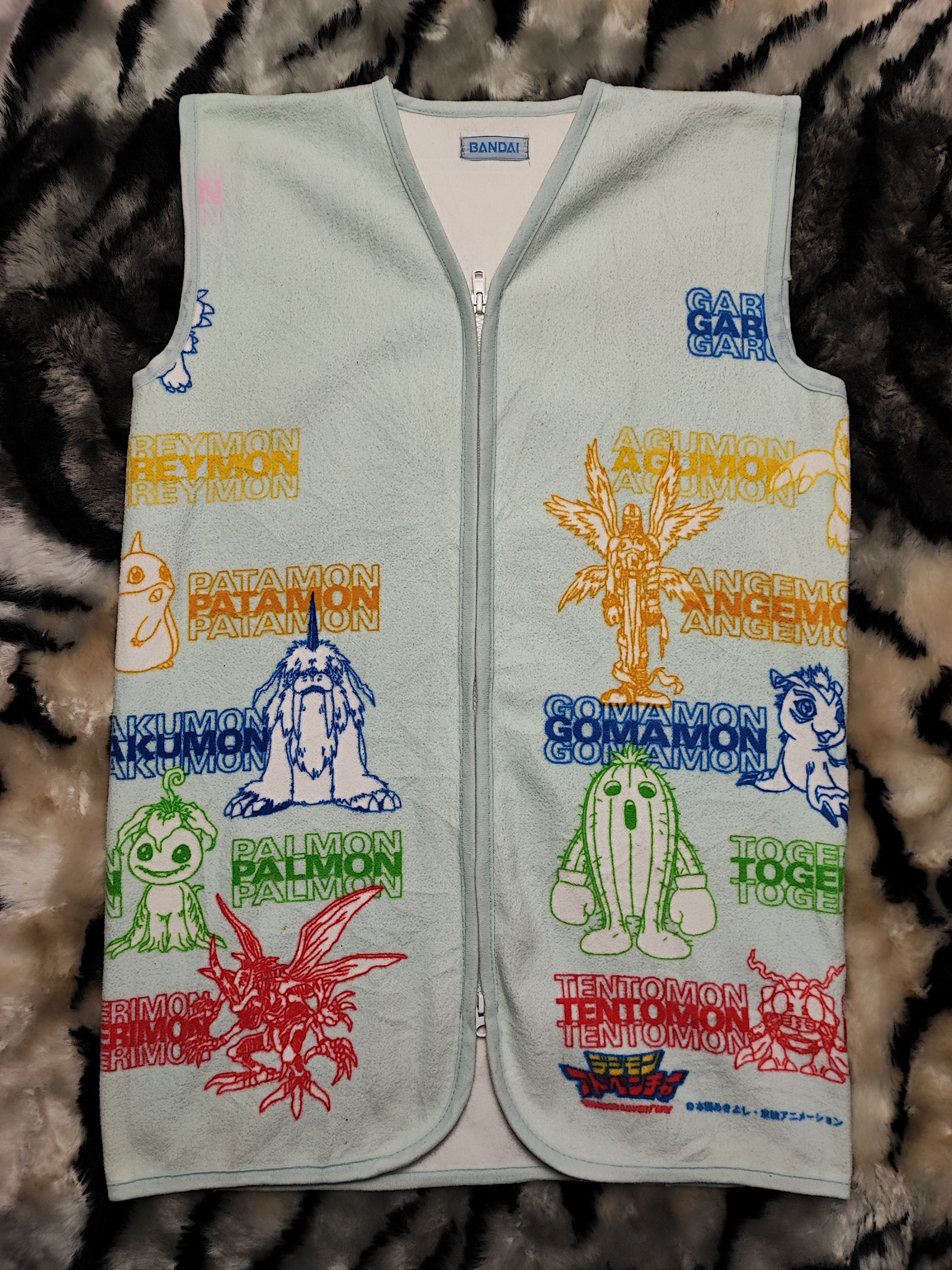 Pokemon Digimon Vest Full Character Bandai Japan Edition Size US M / EU 48-50 / 2 - 3 Thumbnail