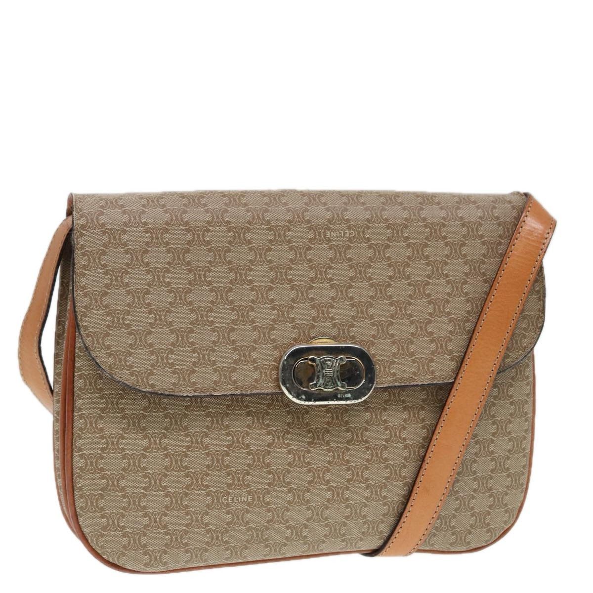 Celine Celine Vintage Macadam Shoulder Bag Canvas Size ONE SIZE - 1 Thumbnail