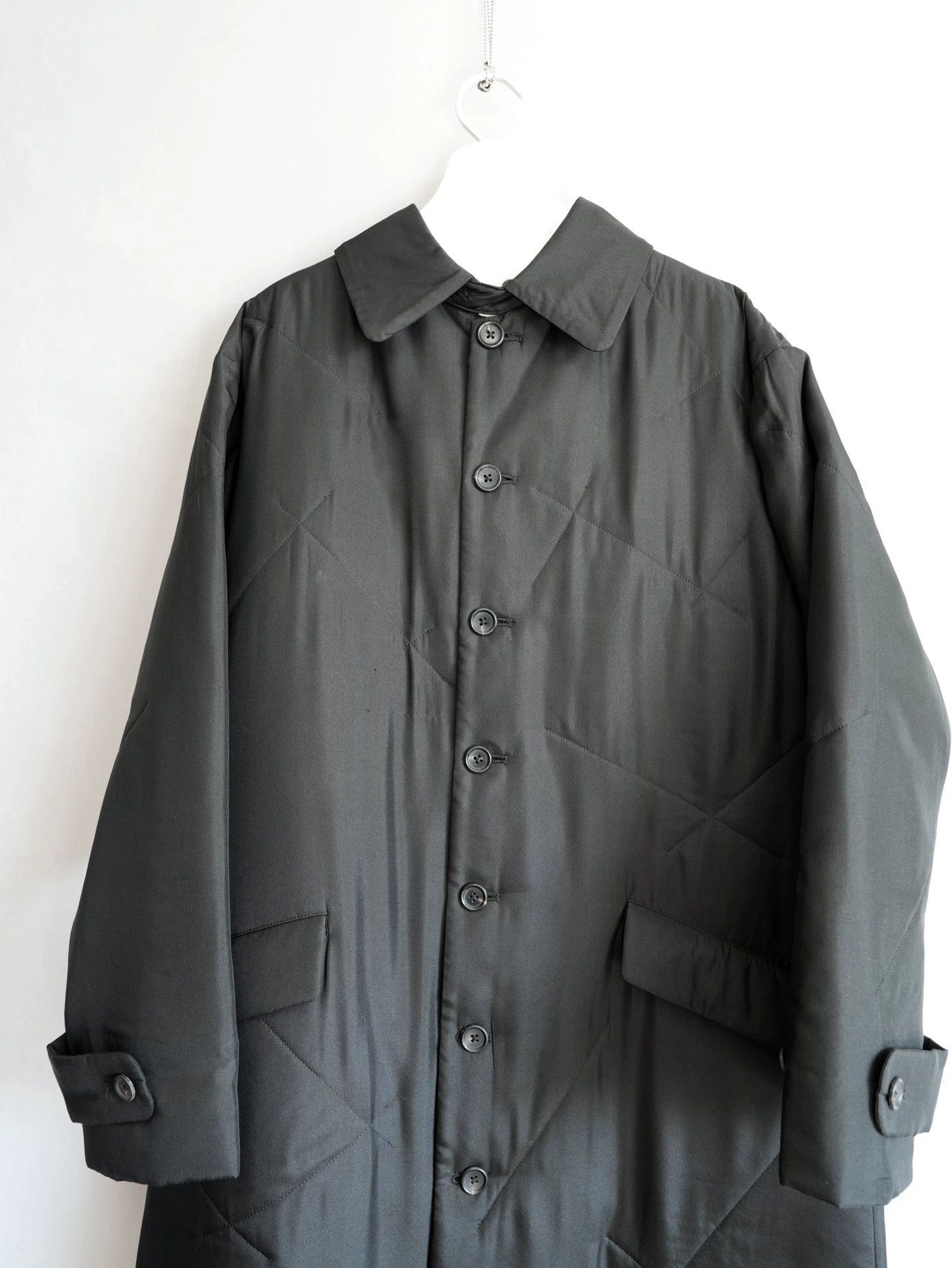 Yohji Yamamoto Yohji Yamamoto 22AW Silk Removable Fur Collar Puffer Size 1 Size US S / EU 44-46 / 1 - 6 Thumbnail