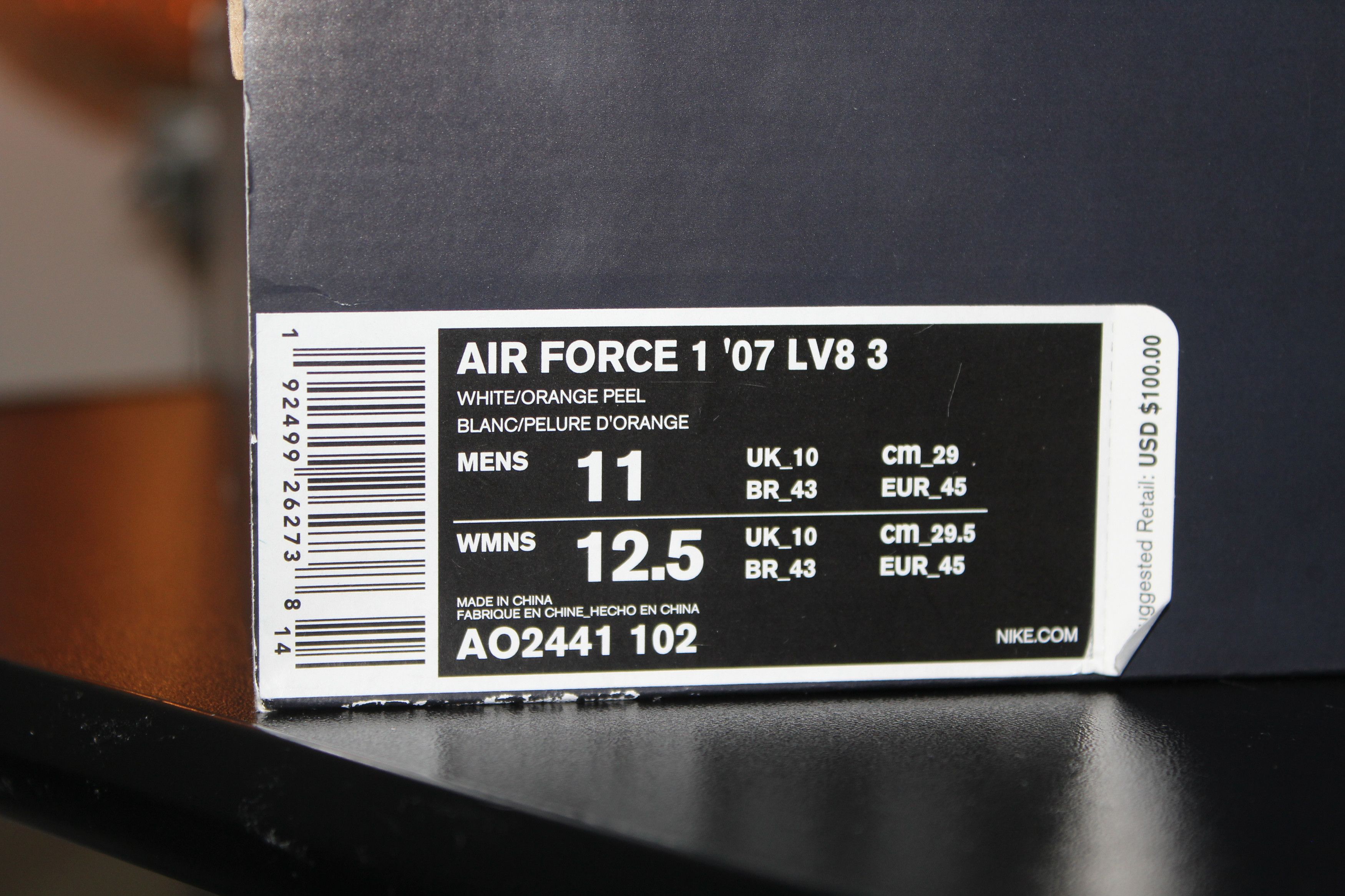 Nike Nike Air Force 1 Low Oversized Orange Swoosh Size 11 Size US 11 / EU 44 - 7 Thumbnail