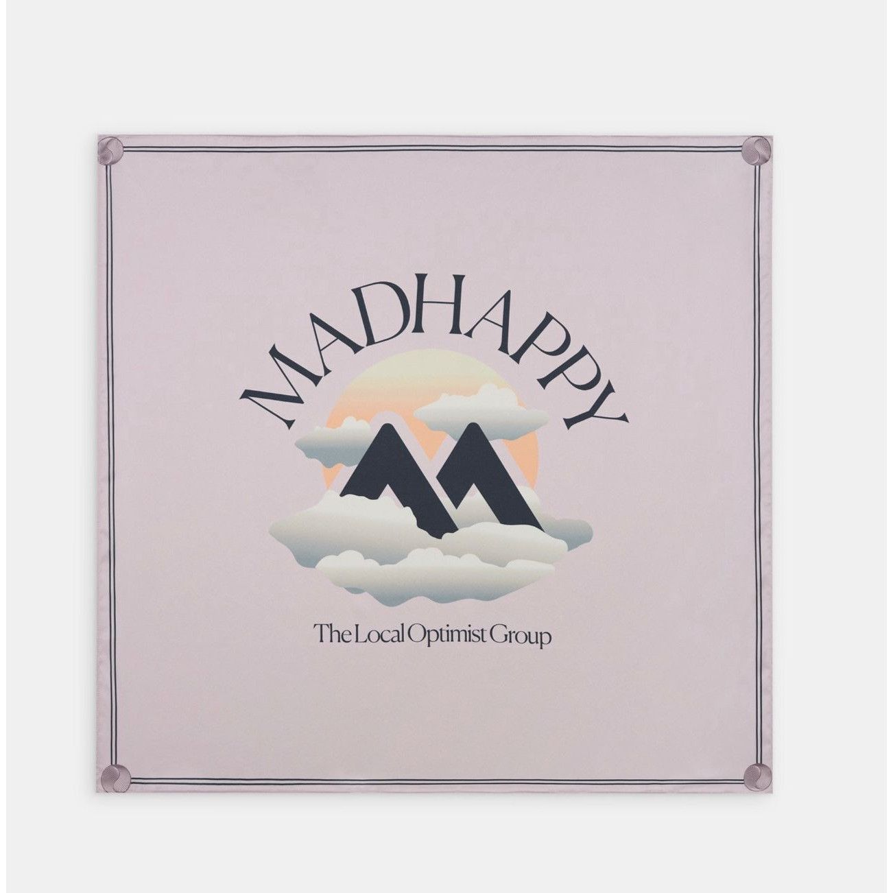 Madhappy $50 MADHAPPY OUTDOORS SILK SCARF - MISTY Size ONE SIZE - 1 Preview
