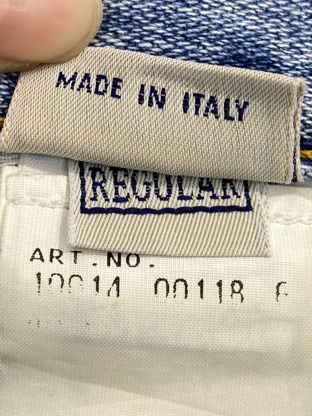 Versace Versace Acid Blue Wash Straight Leg Style Jeans Size US 32 / EU 48 - 10 Thumbnail
