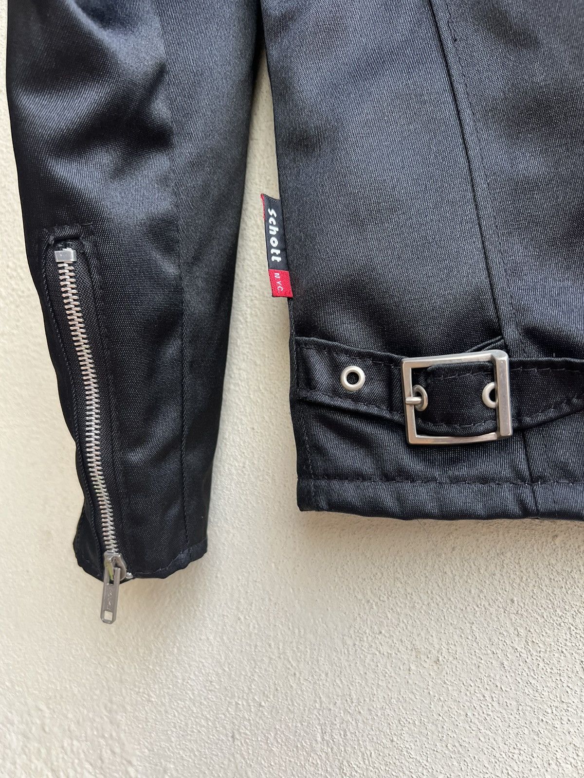 Schott Vintage Schott N.Y.C. Lot BNDL Black Nylon Racer Jacket Size US M / EU 48-50 / 2 - 16 Thumbnail
